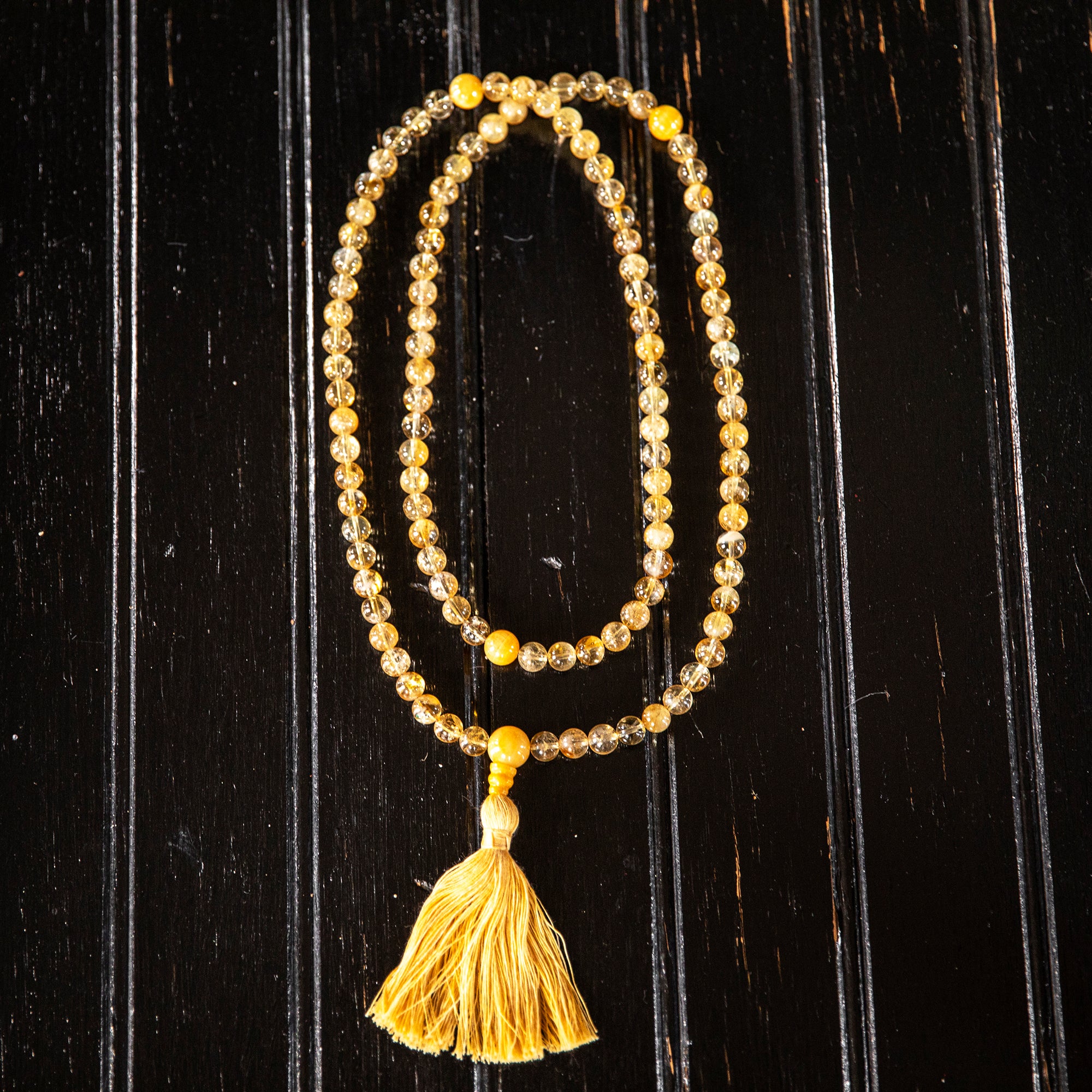 Citrine with Aragonite Mala、mySite、topwebapps