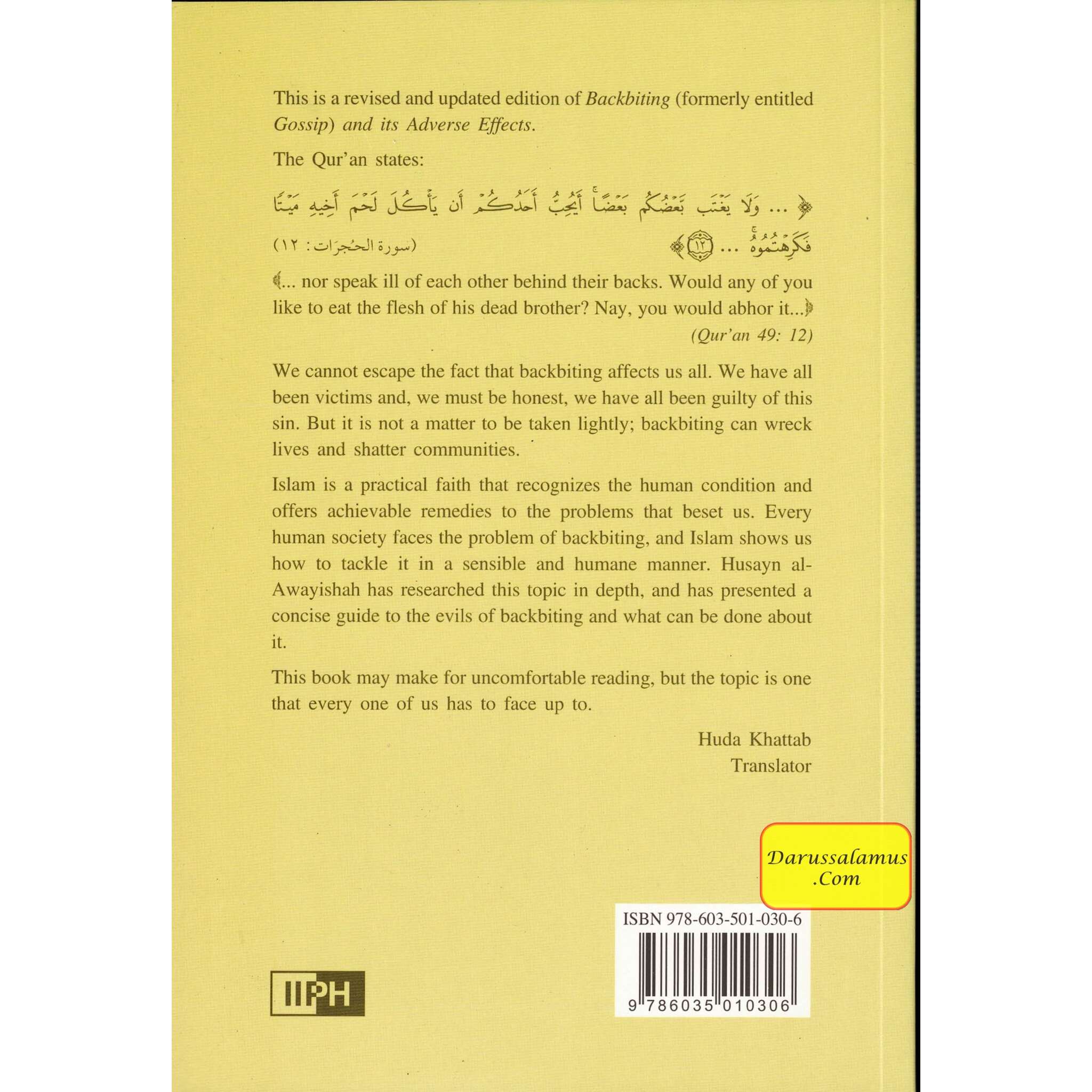 Backbiting and Its Adverse Effects By Husayn al Awayishah、mySite、topwebapps