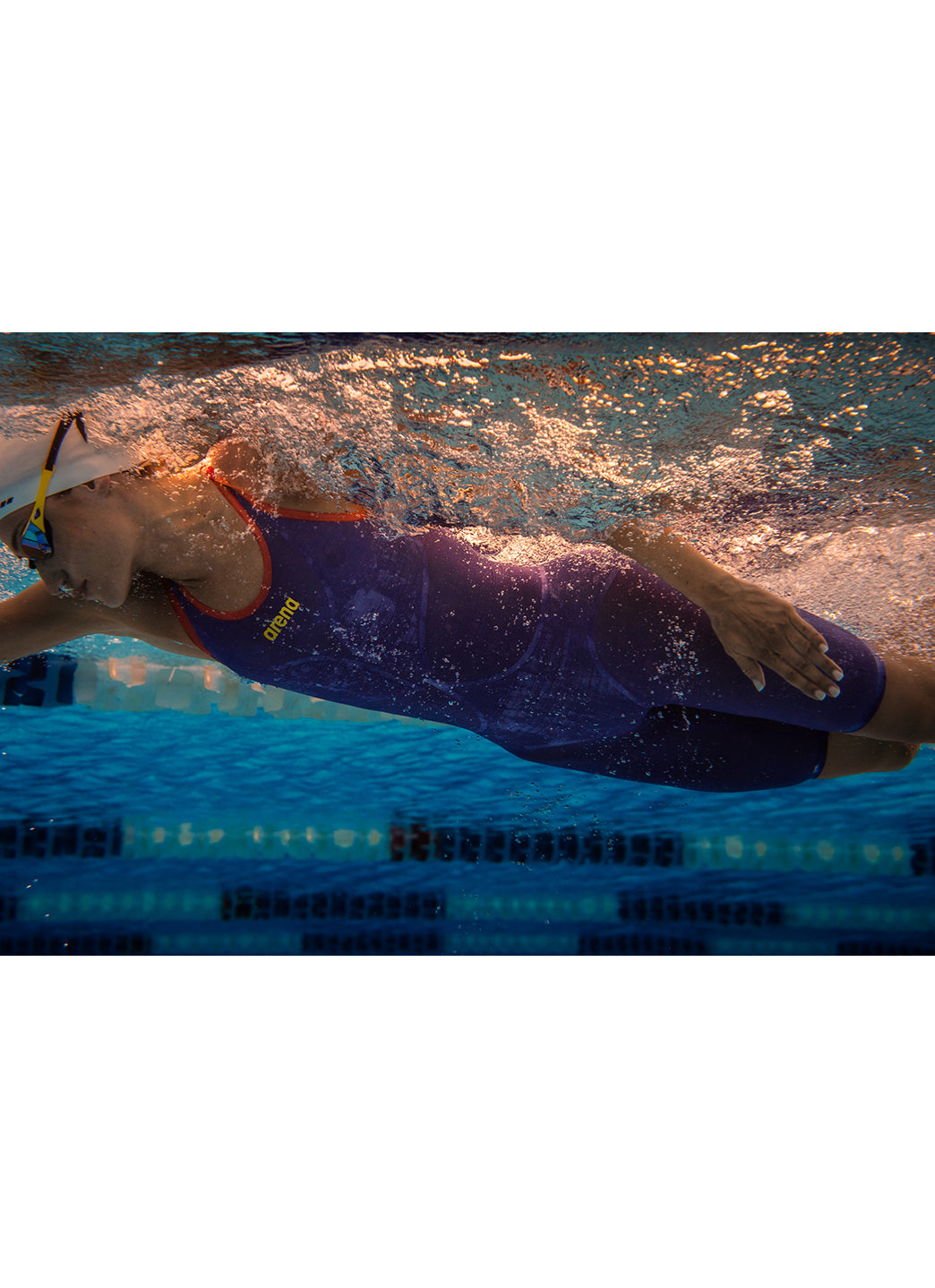 Arena Women's Powerskin Eclipse Glare Carbon Air2 SL LE Closed Back Tech Suit Swimsuit、mySite、noshort