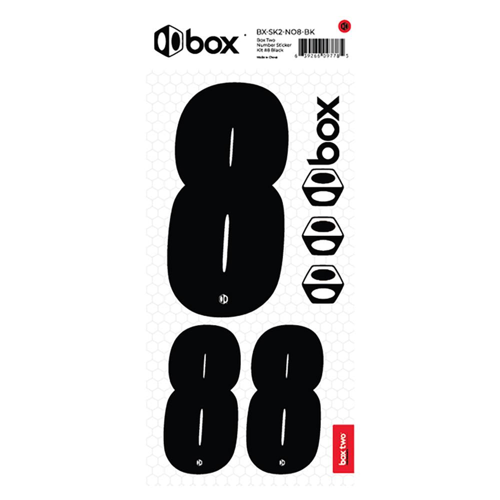  Box Two Number Sticker Kit - Black、mySite、merchandisen
