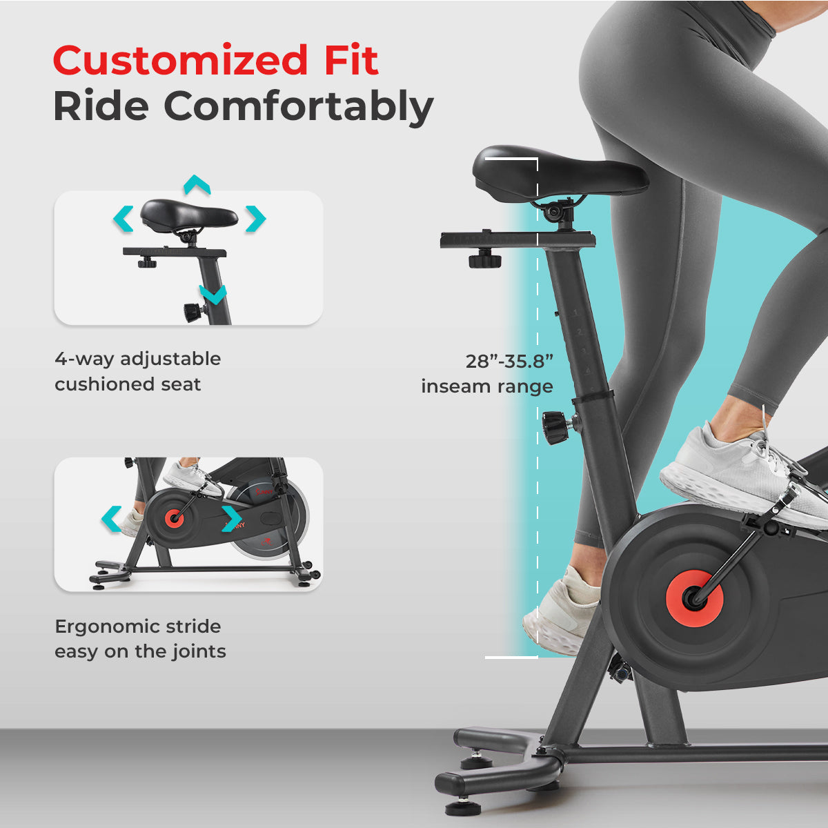  Active 100 Smart Magnetic Cycling Exercise Bike、mySite、ghnorth