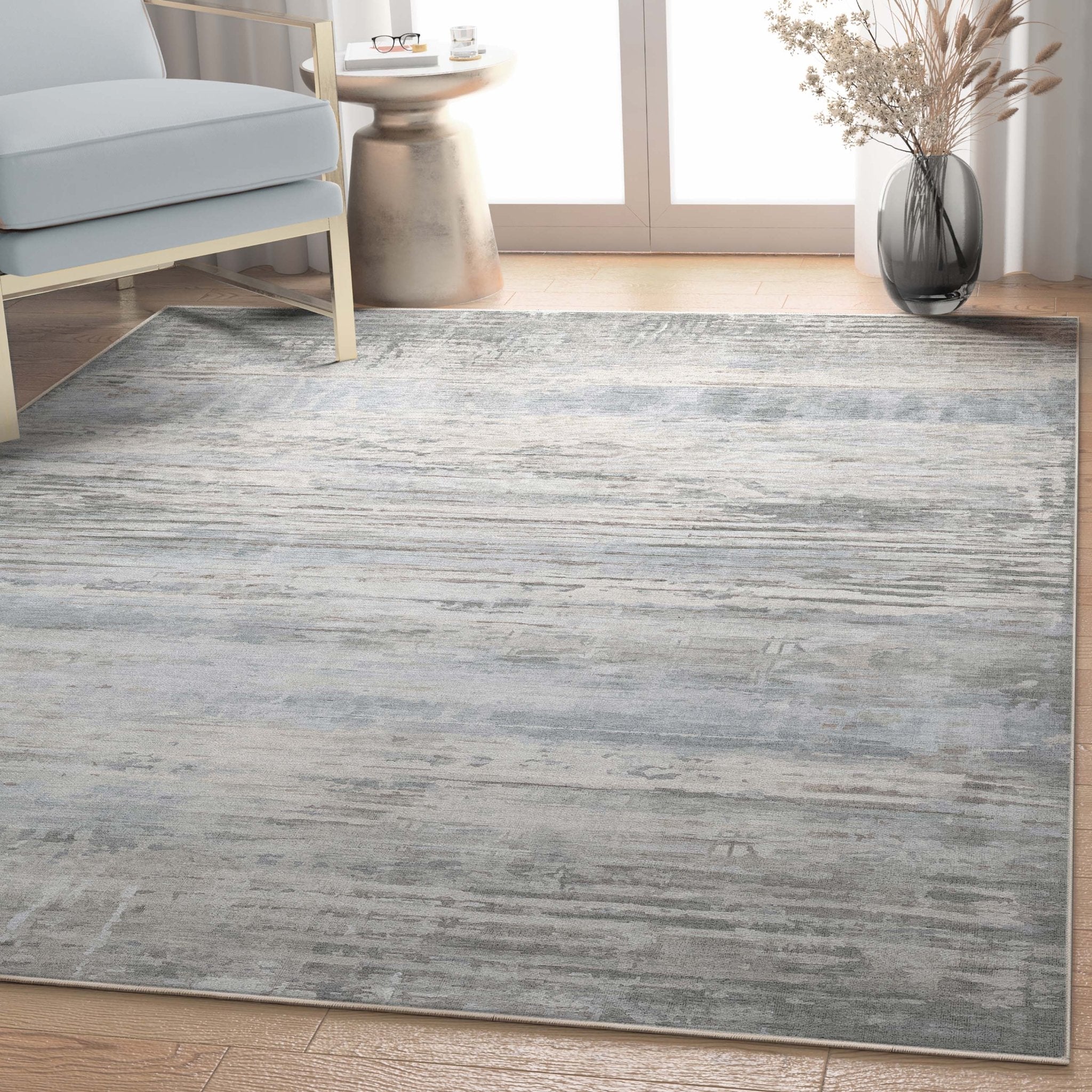 Havana Abstract Geometric Lines Beige Blue Flatweave Rug、mySite、gigharbornorthrealestate