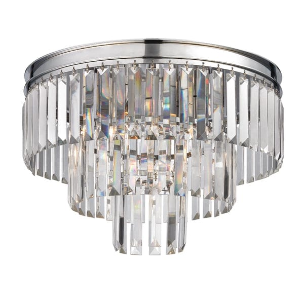 Palacial 3-Lght Semi Flush W/Cystl、mySite、g9winljtr