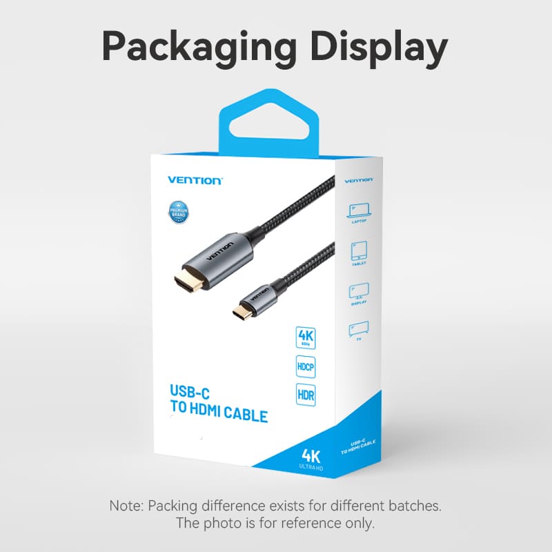 Vention USB-C To HDMI Cable、mySite、fannypackpong