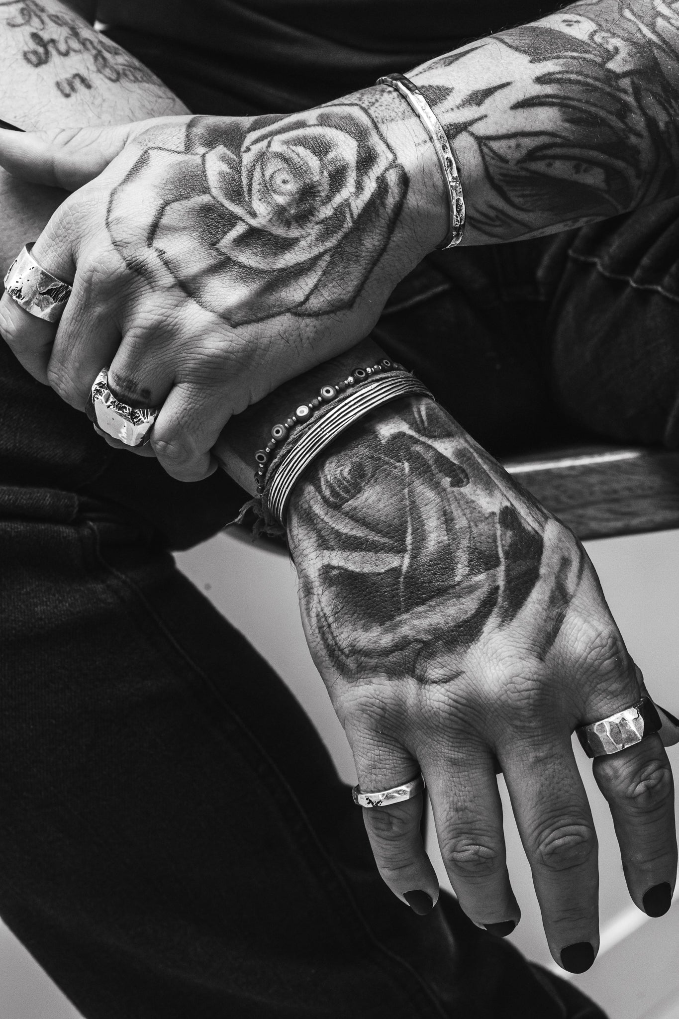  Block Chip Signet in Distressed Silver、mySite、merchandisen