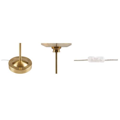 17" Mercury Glass Table Lamp Gold See below、、eastwooduniform