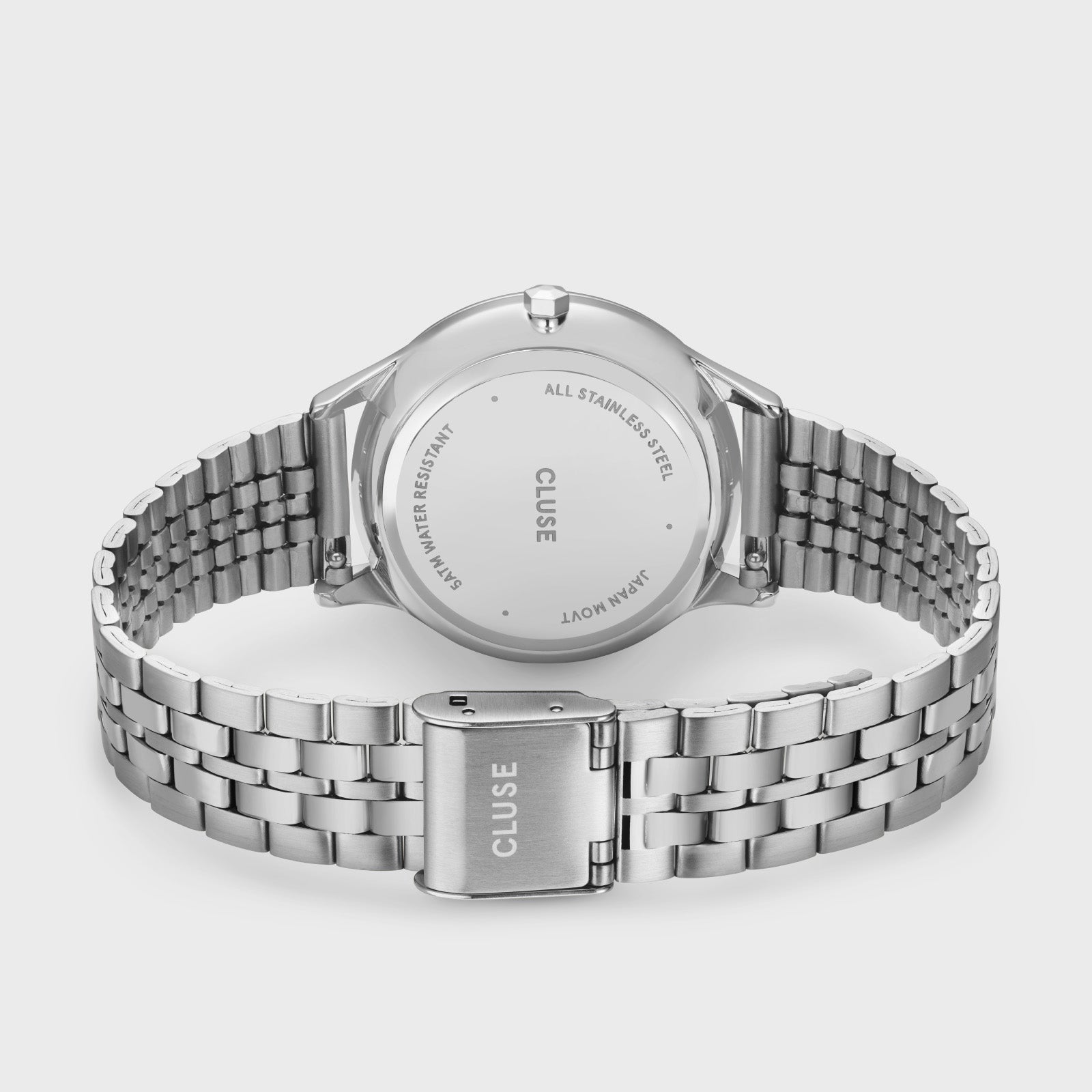 Minuit Date Watch Steel, Full Silver Colour、mySite、botmansion