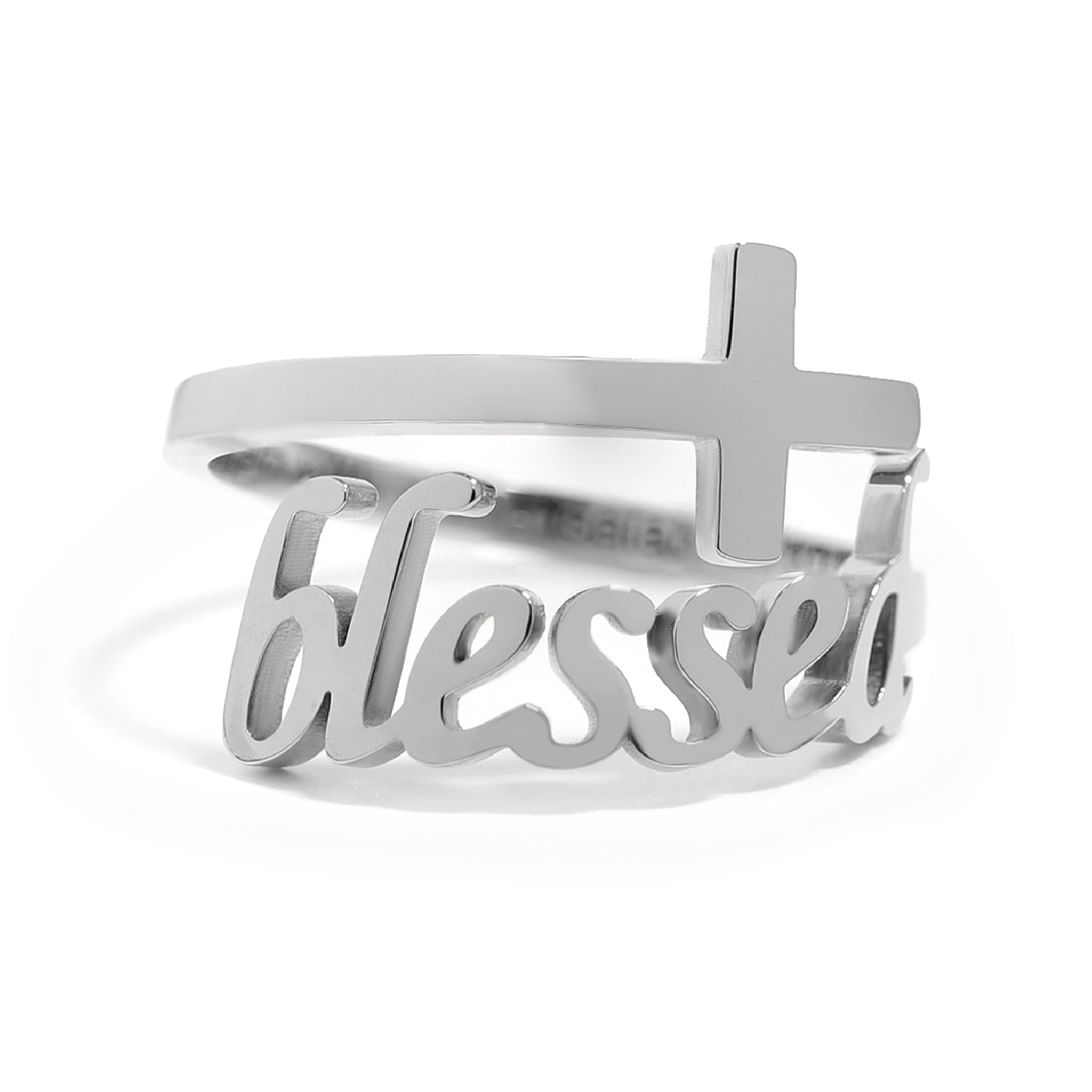 18K Gold PVD Stainless Steel Adjustable Blessed Ring / KSS0007、mySite、dreamappss