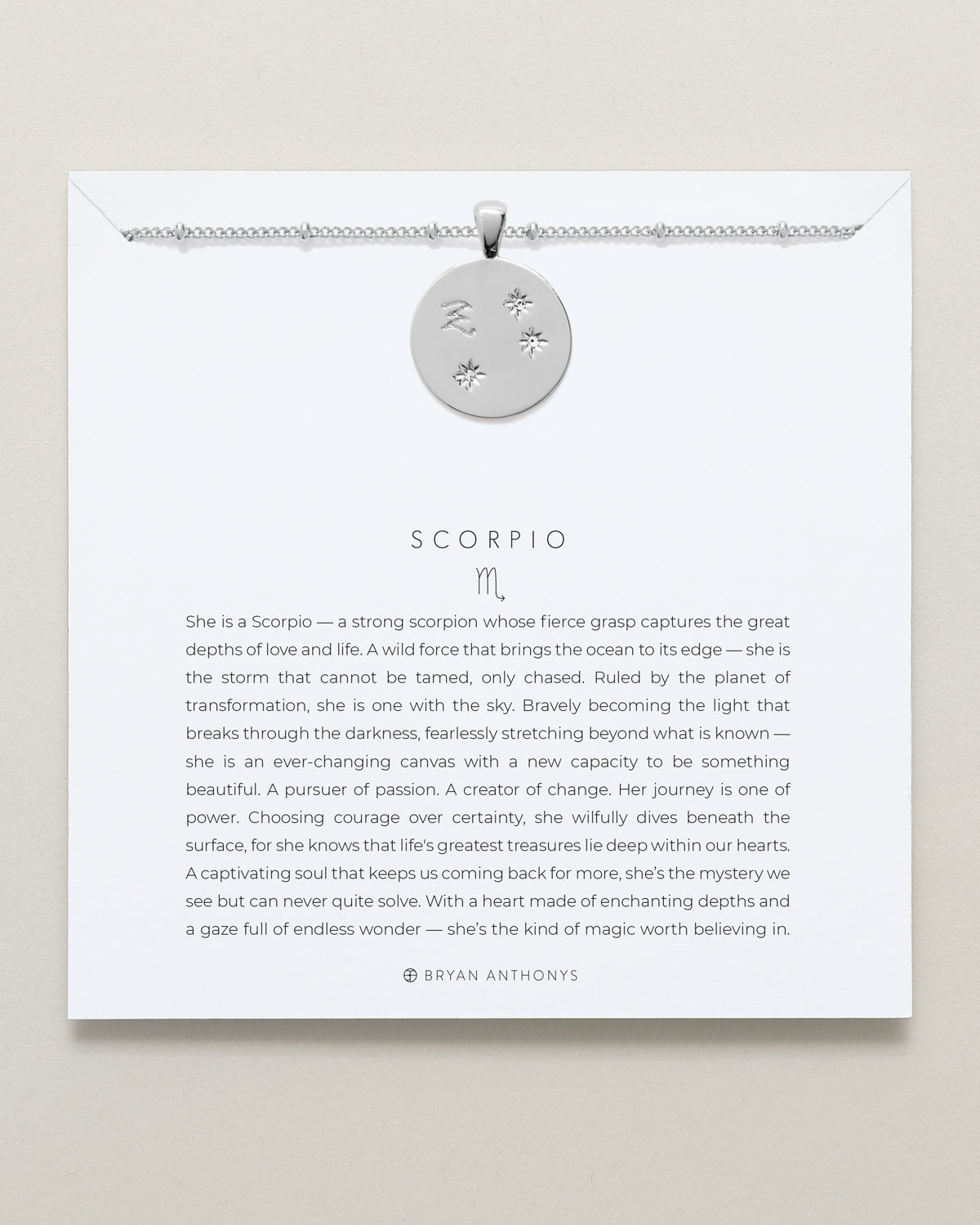 Scorpio — Zodiac Necklace、mySite、hinf8tx79
