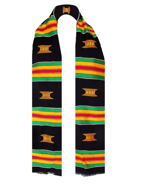 Handwoven Kente Scarf-Sash-DP2169、mySite、solidvoid