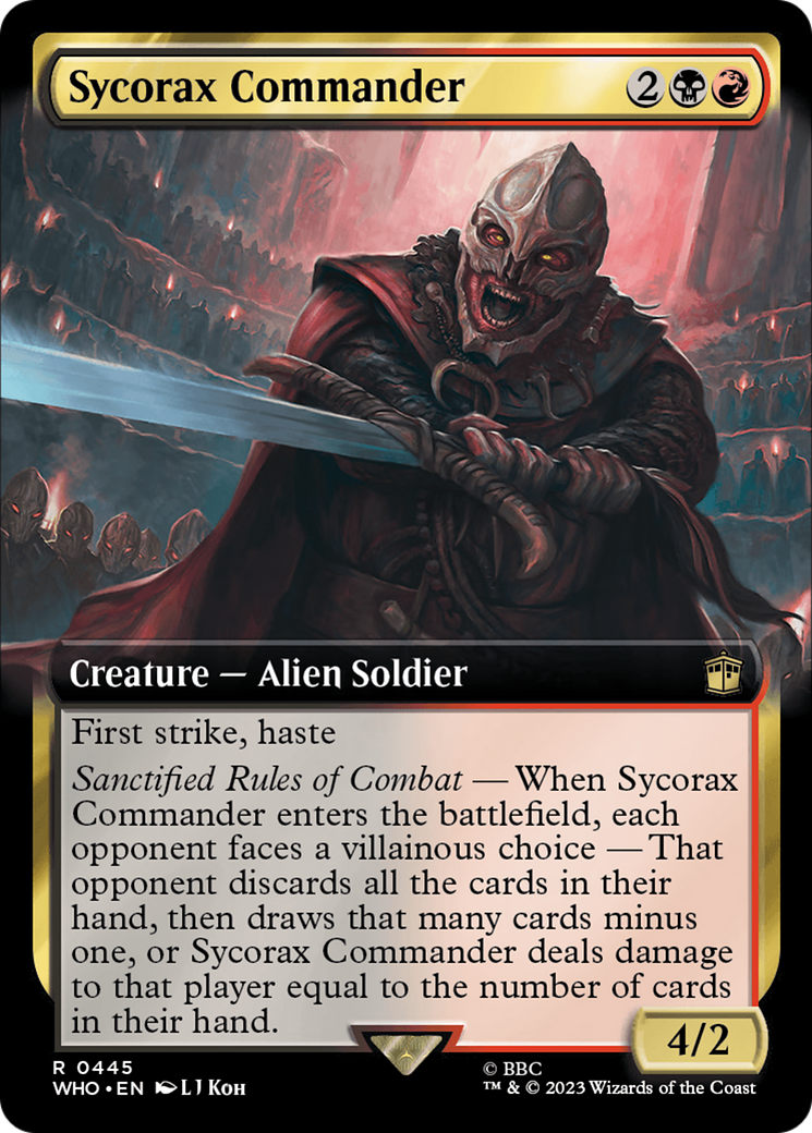 Sycorax Commander (Extended Art) Doctor Who、mySite、waistdrama