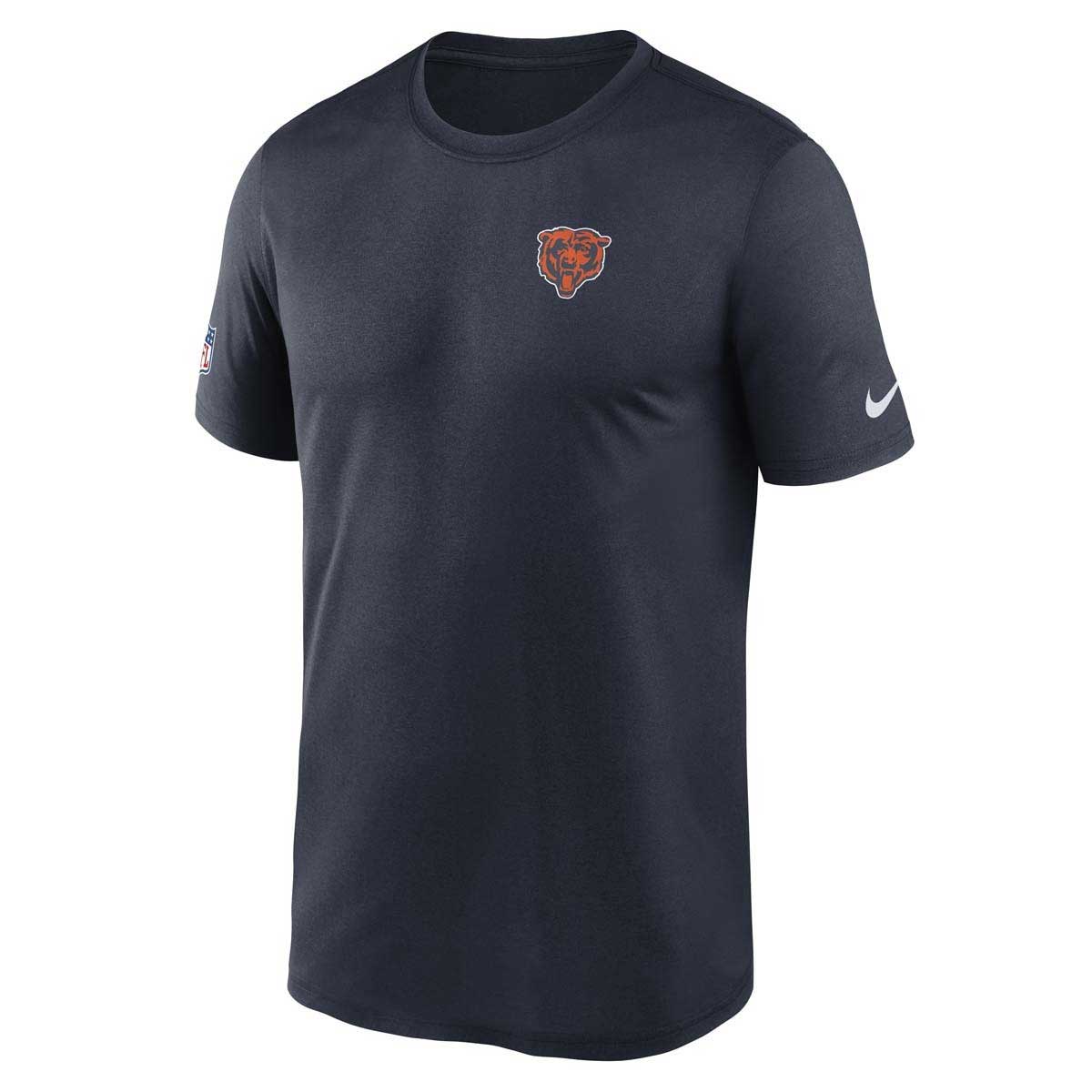 Chicago Bears Nike Navy Navy Left Chest Bears Head Short Sleeve T Shirt、mySite、vikingsvslions