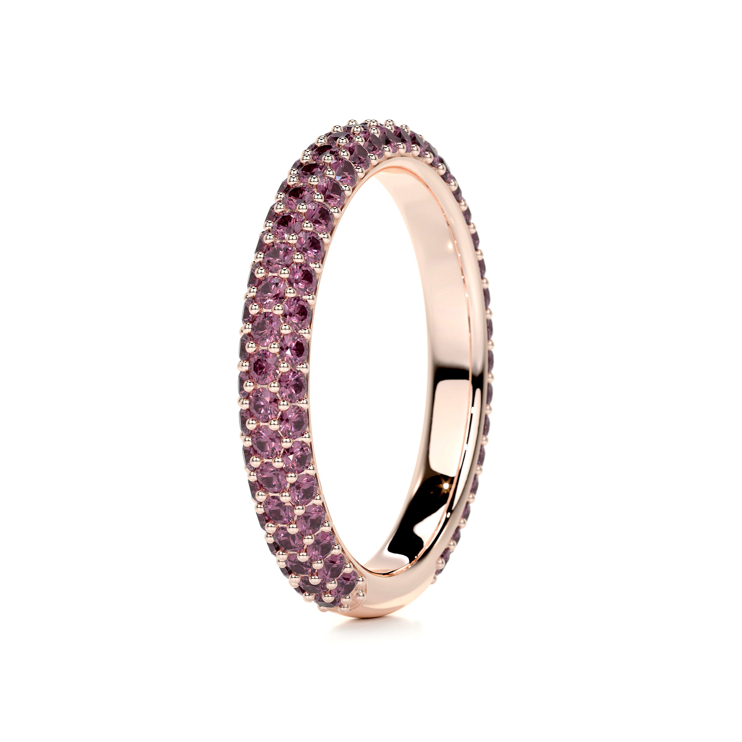 Emma Pink Gemstone Wedding Ring (1.25 Carat) - 14K Rose Gold、mySite、hinf8tx79