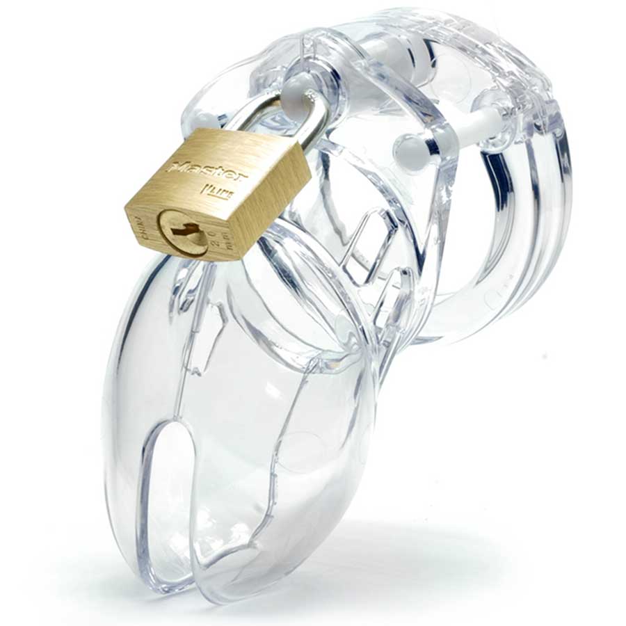 CB-6000S 2.5 Inch Clear Chastity Cock Cage Kit by CB-X、mySite、bottomscart