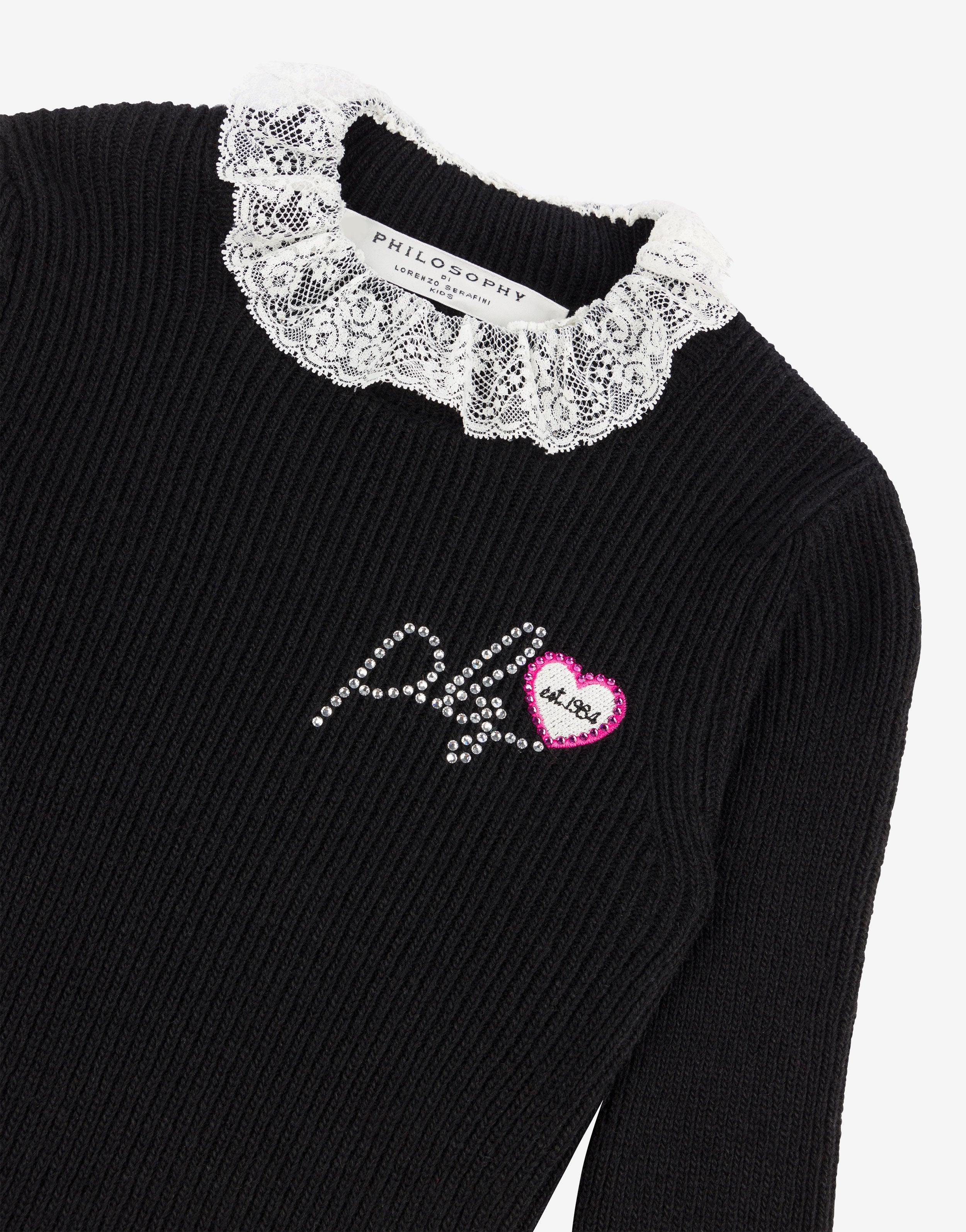 Kids maglia a coste con ruches、mySite、aoinhome