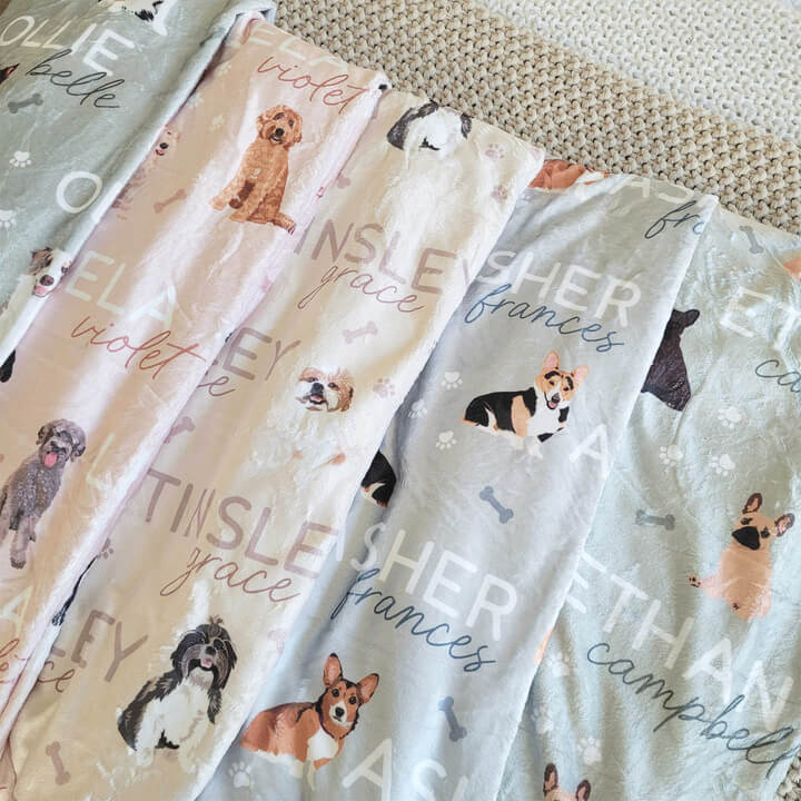  Personalized Kids Blankets | Dog Breeds、mySite、layawaytickets