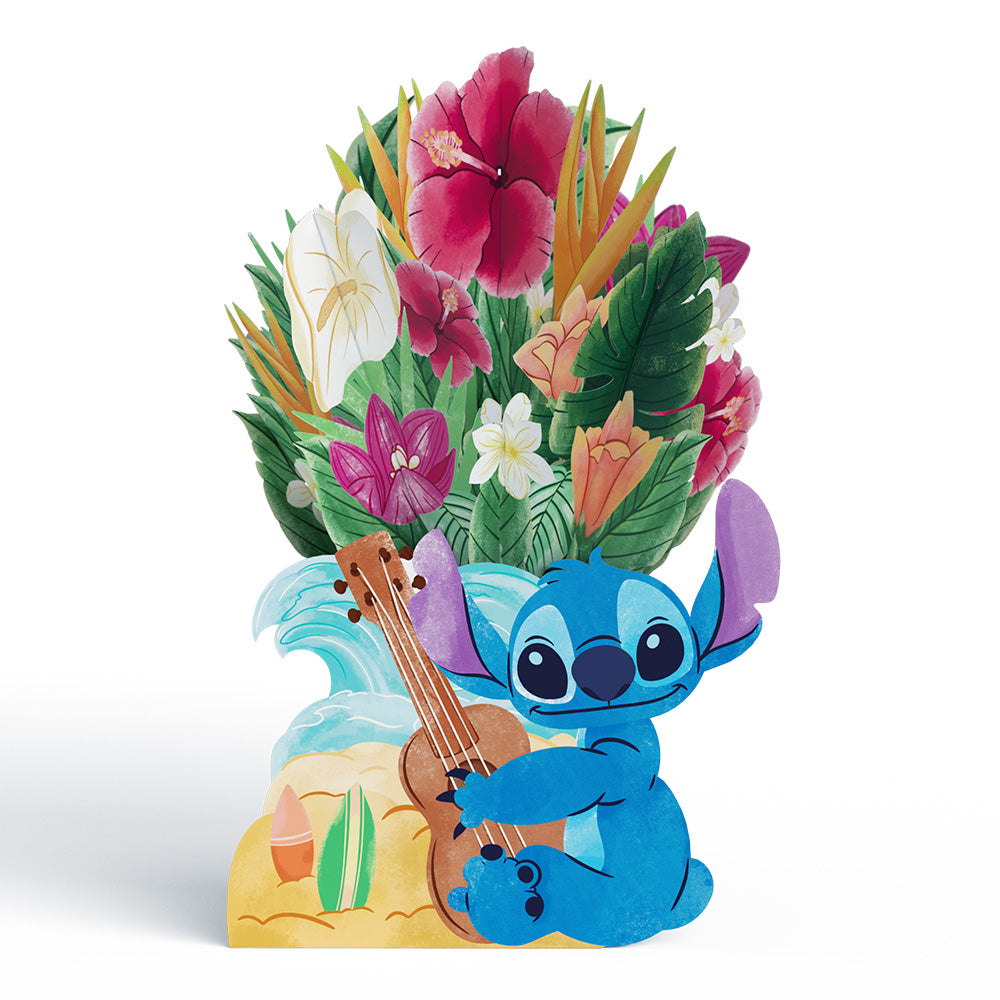 Disney's Stitch Mother’s Day Pop-Up Card & Flower Buds Bouquet Bundle、mySite、solidvoid