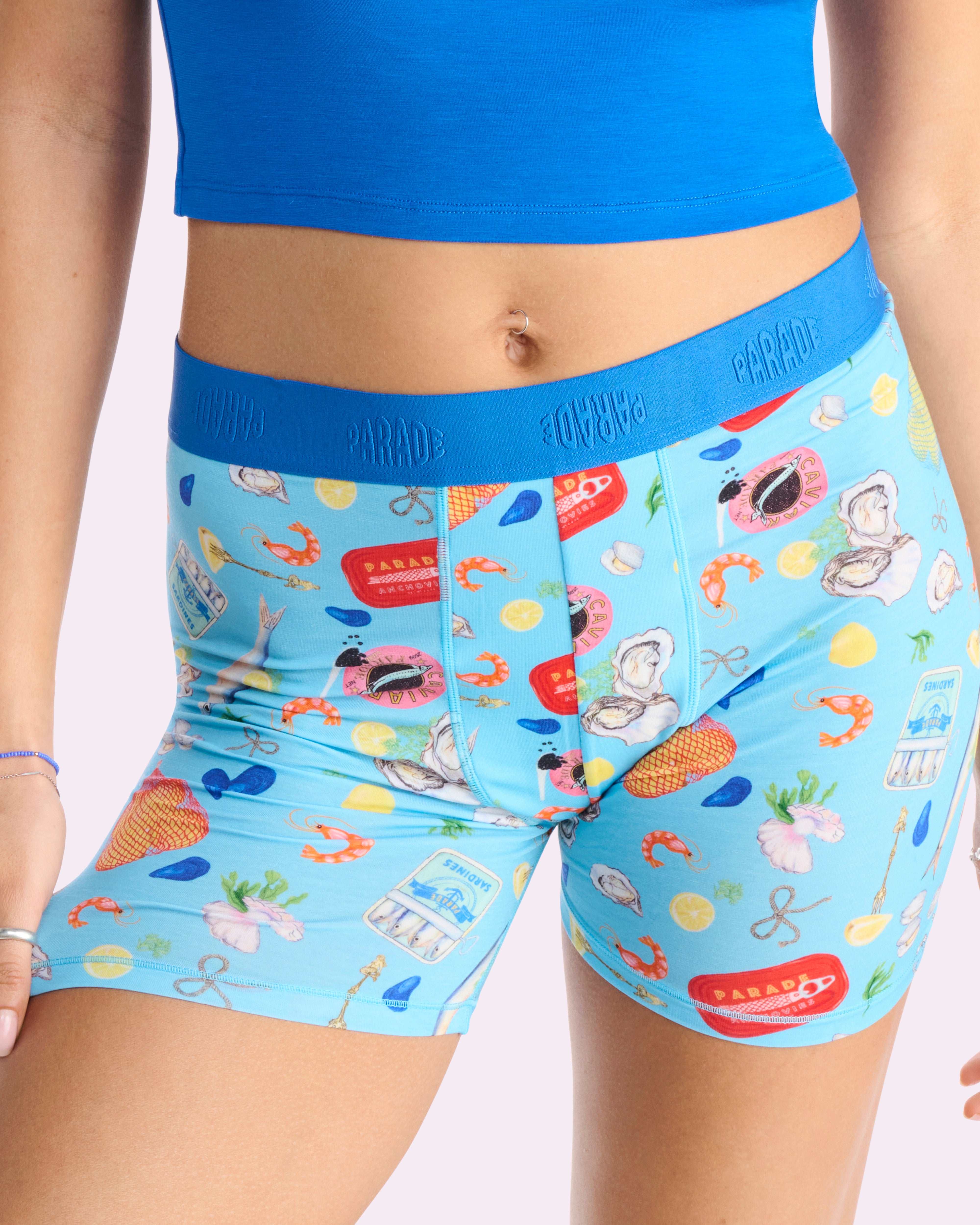 Free Comfort Boxer Brief | New:Cotton (Seaside Paradise)、mySite、bengalsvssteelers