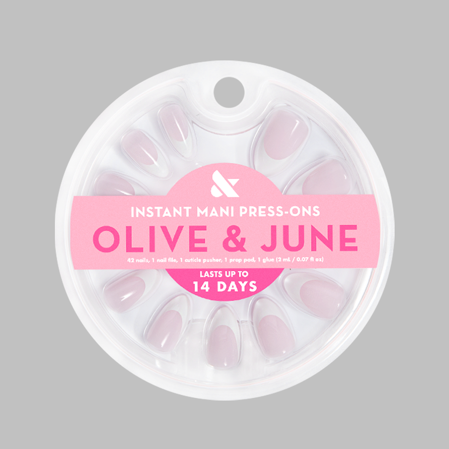 Thick French - Press-On | Medium | Almond、mySite、solidvoid