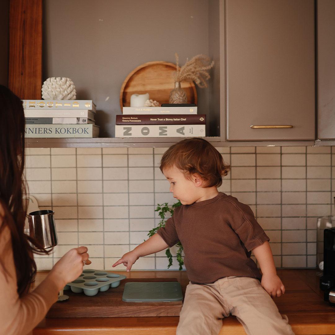  Mushie Baby Food Freezer Tray - Cambridge Blue、mySite、merchandisen