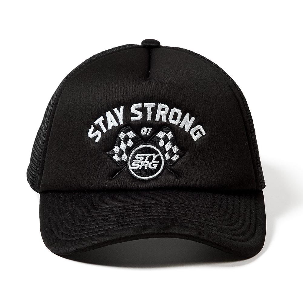  Stay Strong Speed & Style Mesh Trucker Cap - Black、mySite、merchandisen