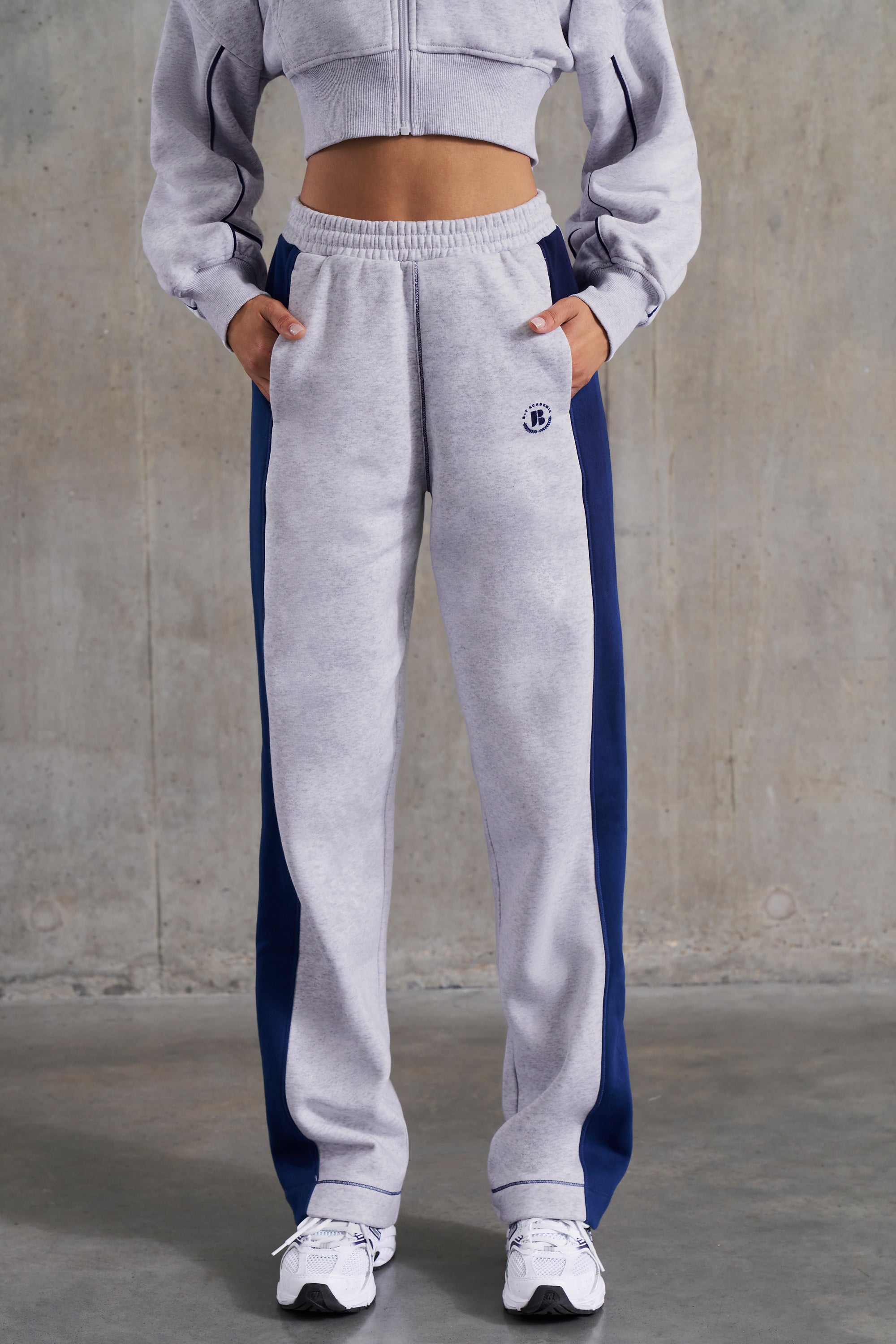 Wide Leg Sweatpants in Heather Grey、mySite、solidvoid