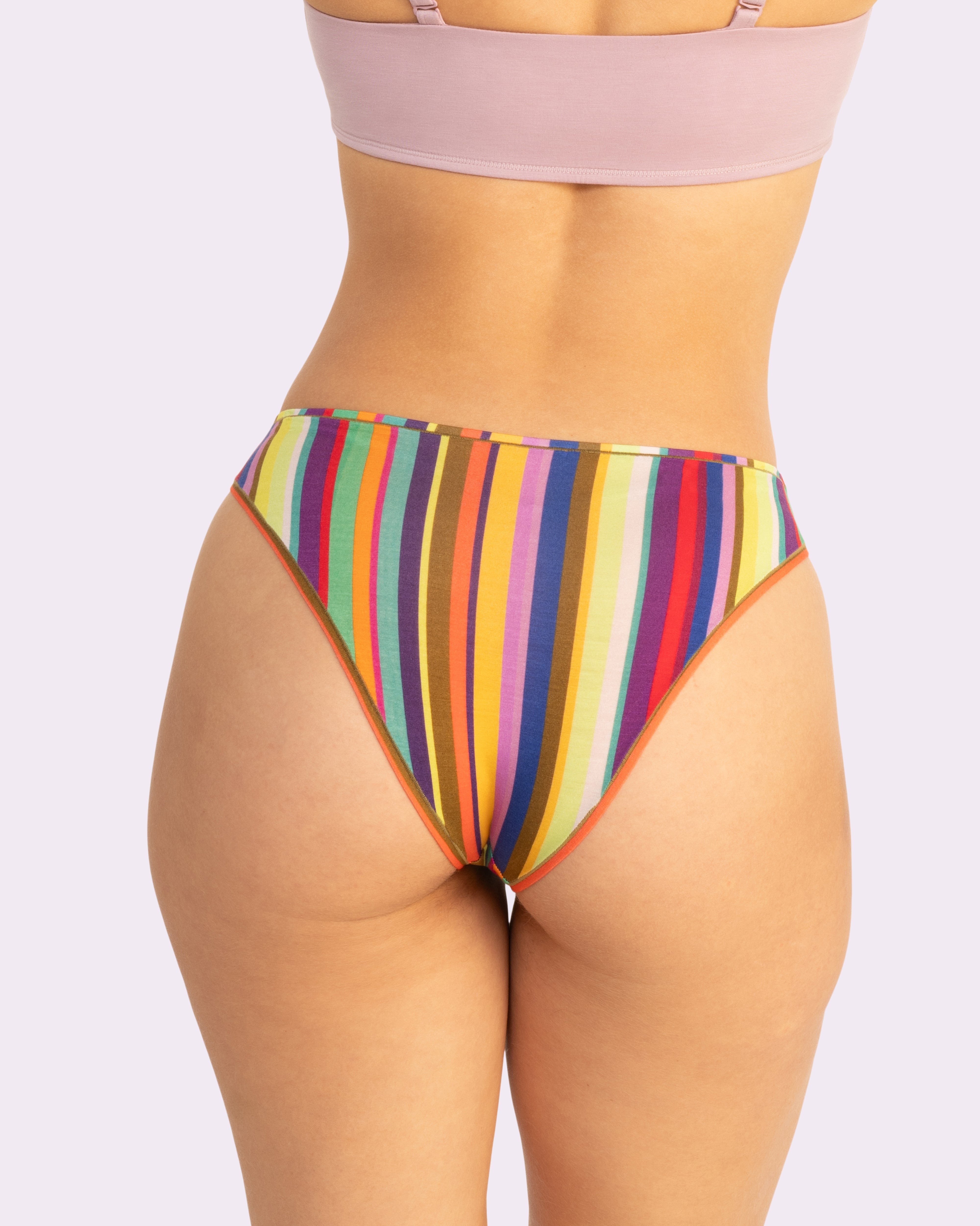 Vintage High Cut Cheeky | New:Cotton (Mira Stripe)、mySite、bengalsvssteelers