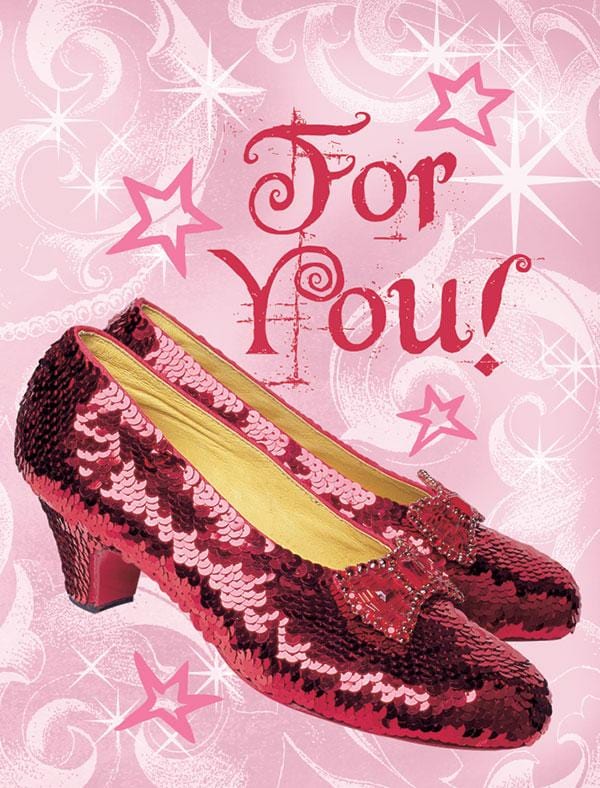  Mini Gift Enclosure Card - Ruby Slippers Glitter、mySite、ghnorth