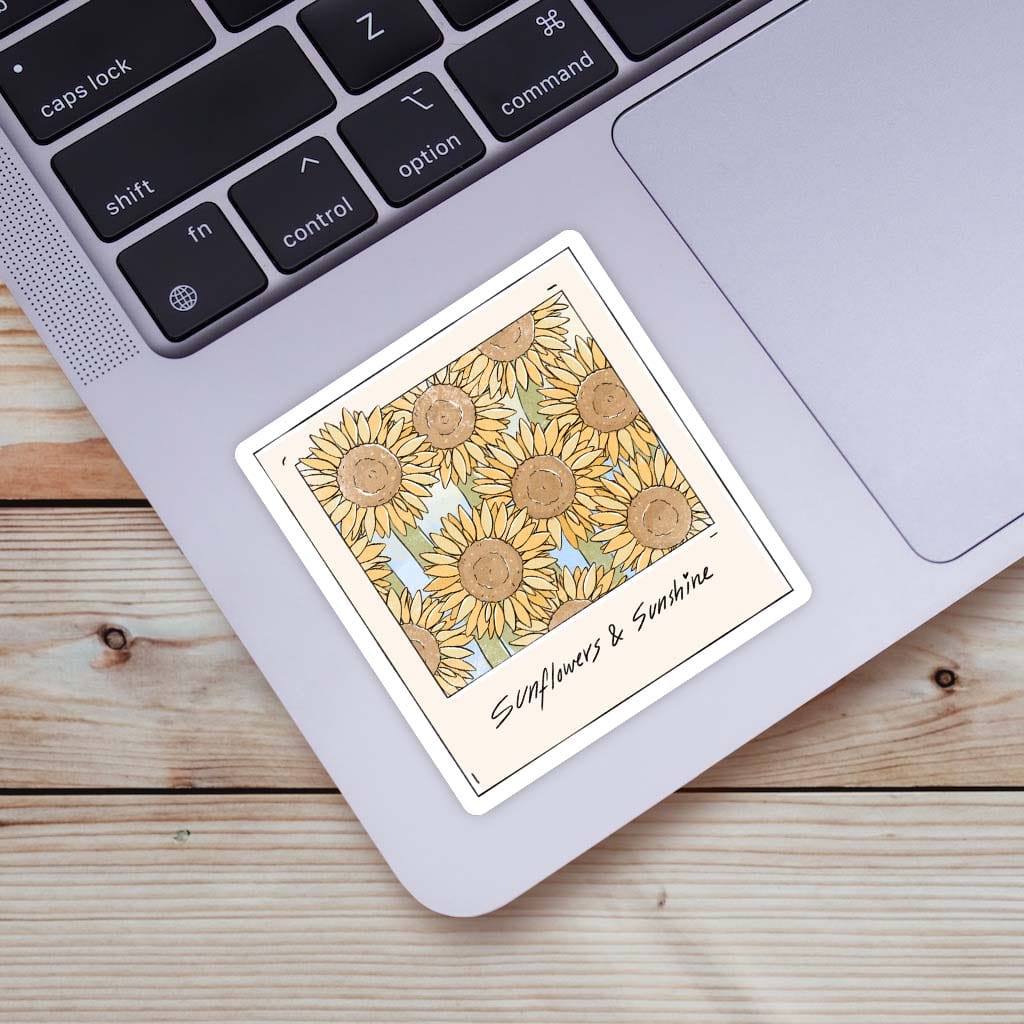  Sunflowers And Sunshine Sticker、mySite、elrpsem3k