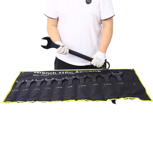 Jumbo Combination Wrench Set extra large, Metric, 11-piece, 34 to 50mm,Black Oxide, with Pouch、、eastwooduniform