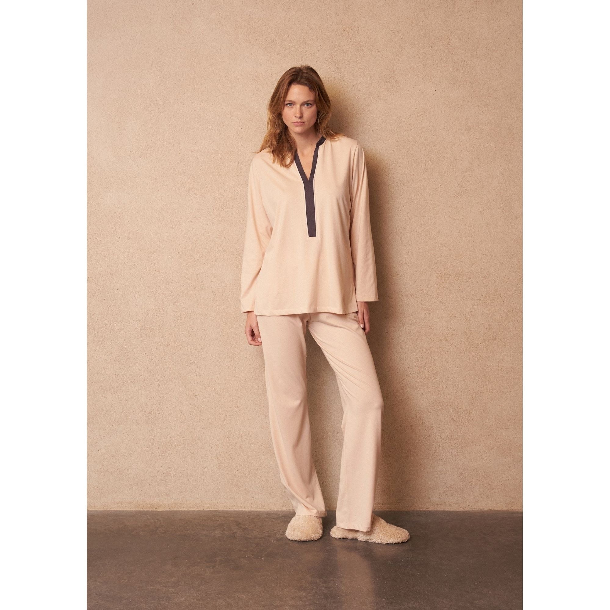  Pluto Alix Pajama - Linen & Anthracite、mySite、justintrudeaud