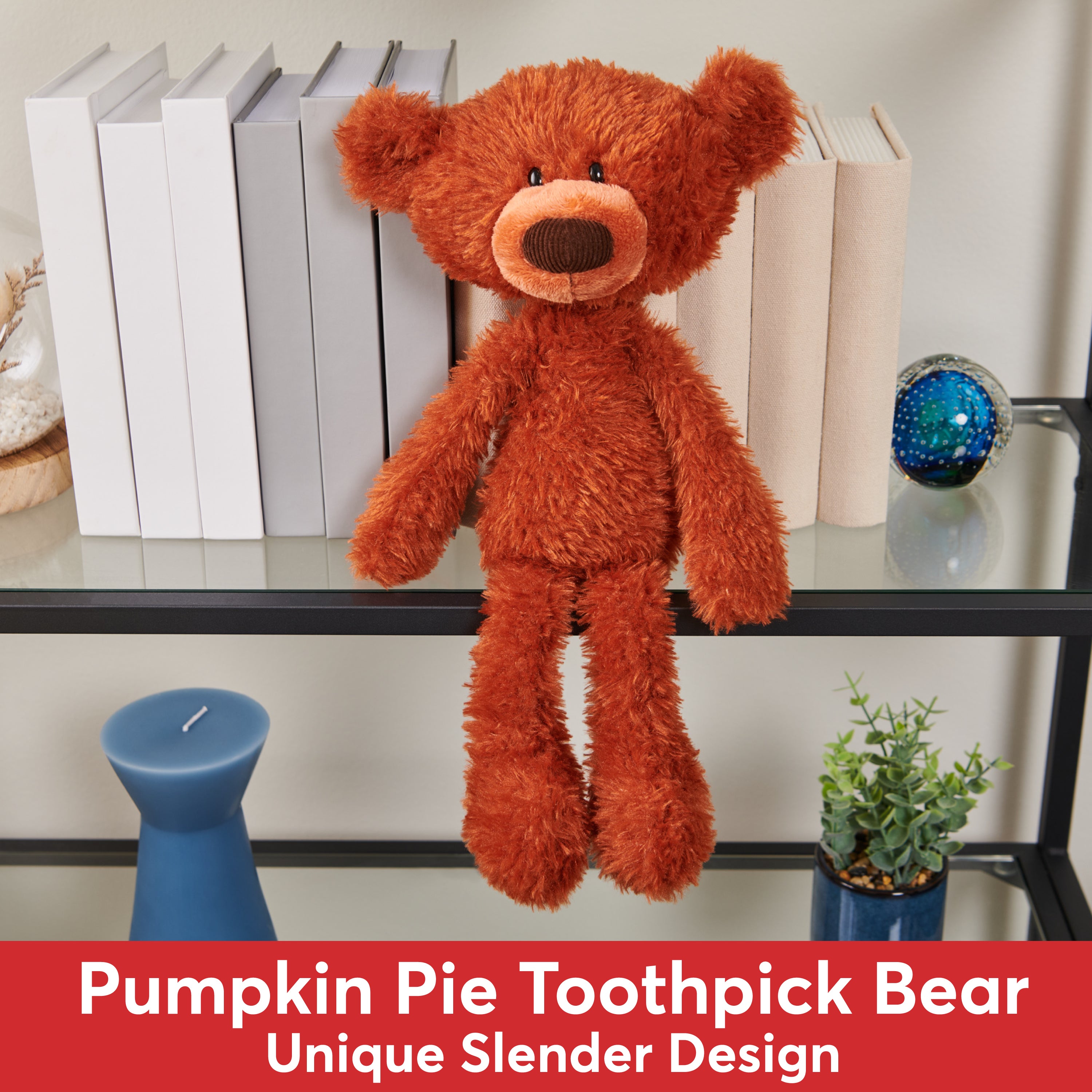 Pumpkin Pie Toothpick Bear, 15 in、mySite、pszhyizbm