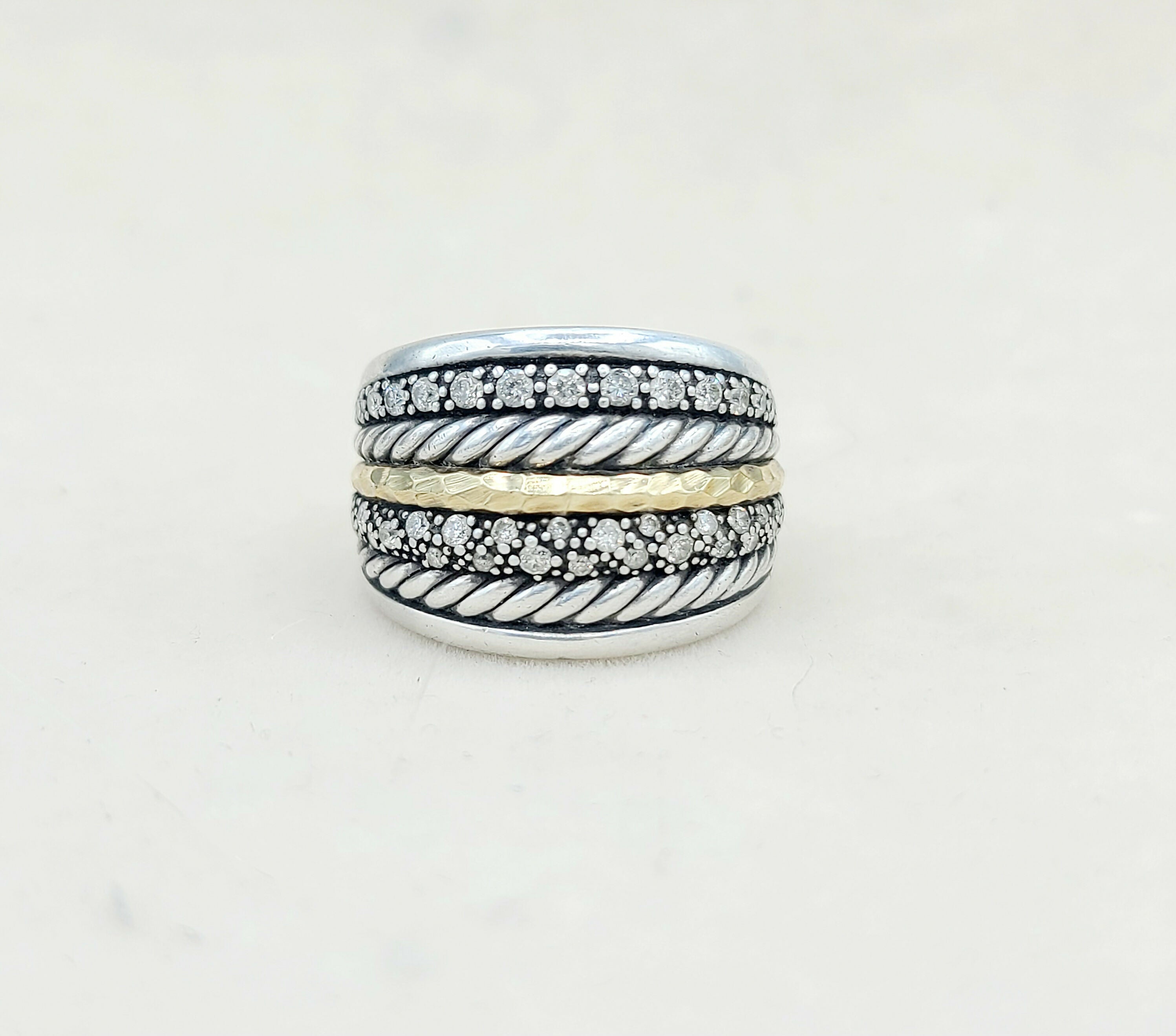 David Yurman Midnight Melange Ring 鈥?Diamonds & Gold、mySite、hinf8tx79