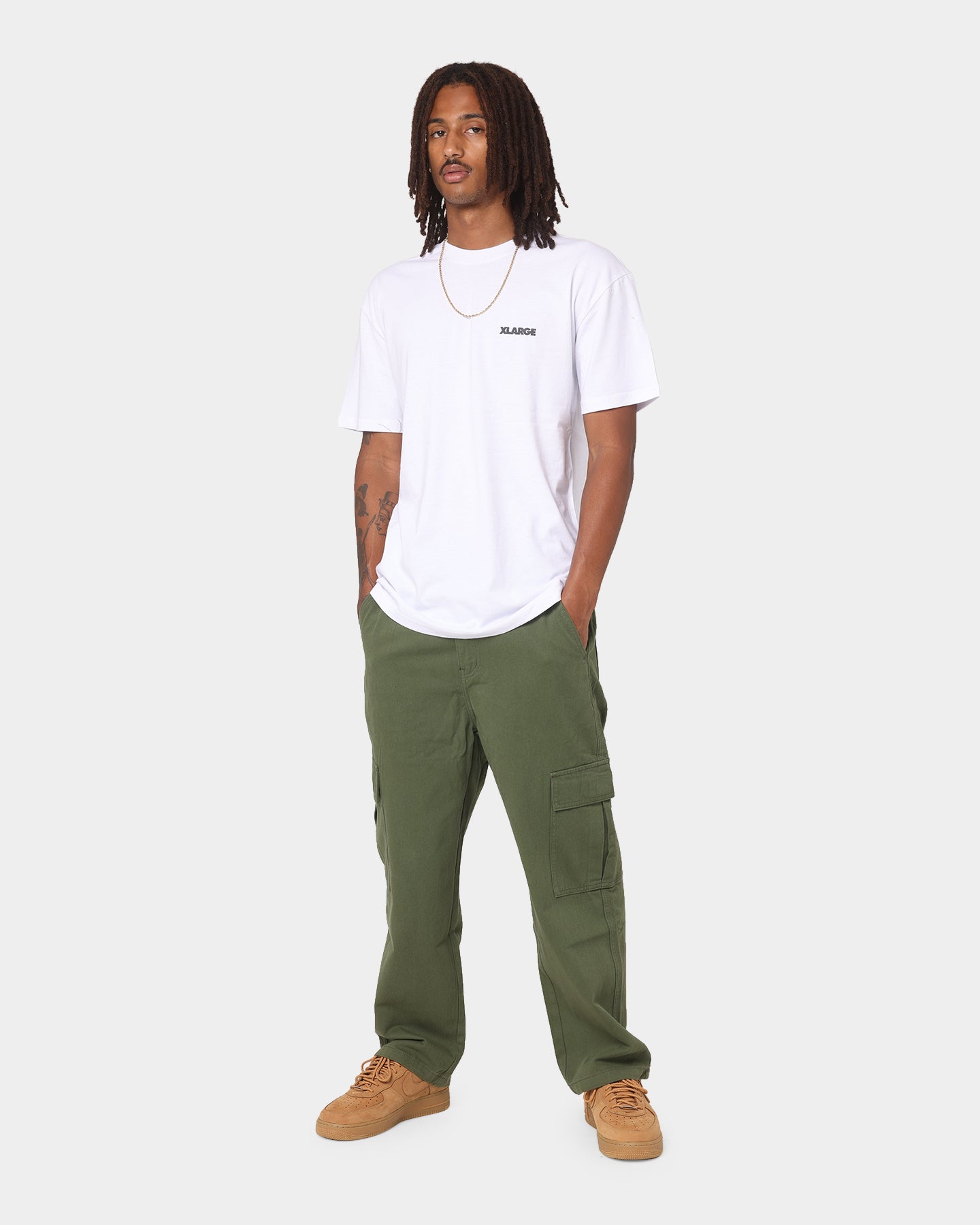 XLARGE 91 Text T-Shirt White、mySite、zt4zffjzw