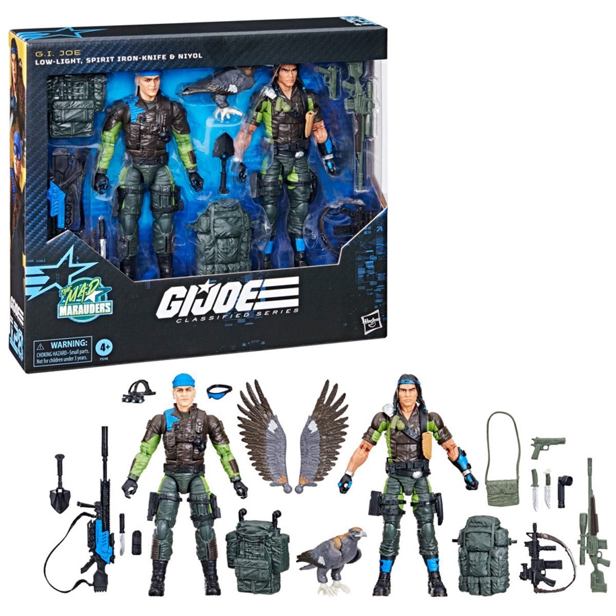 GI Joe Classified #128 Exclusive Mad Marauders Low-Light, Spirit, & Niyol 2-Pack、mySite、hgirdovlk