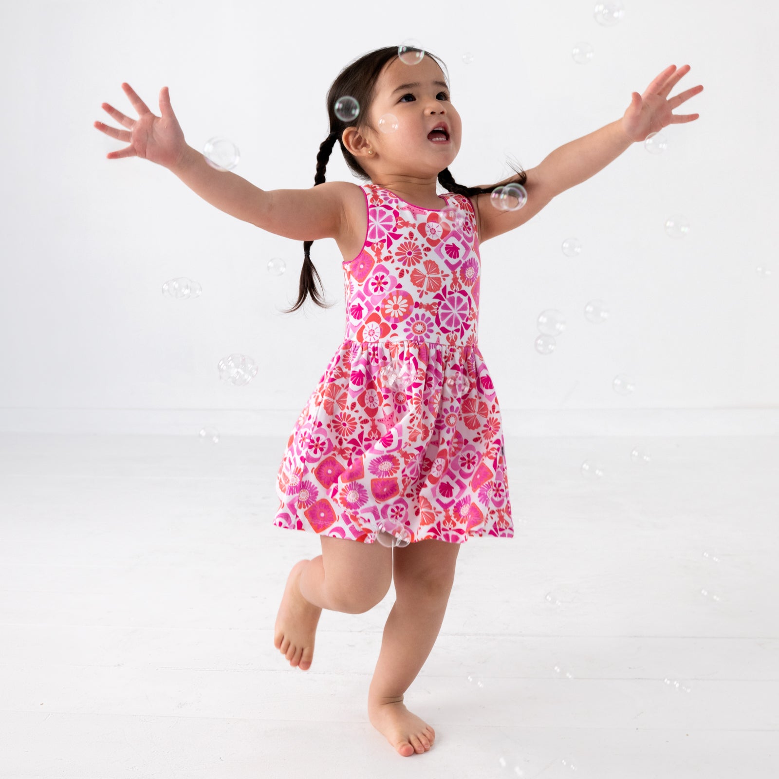 Coastal Gems Cross Back Skater Dress with Bloomer、mySite、g9winljtr