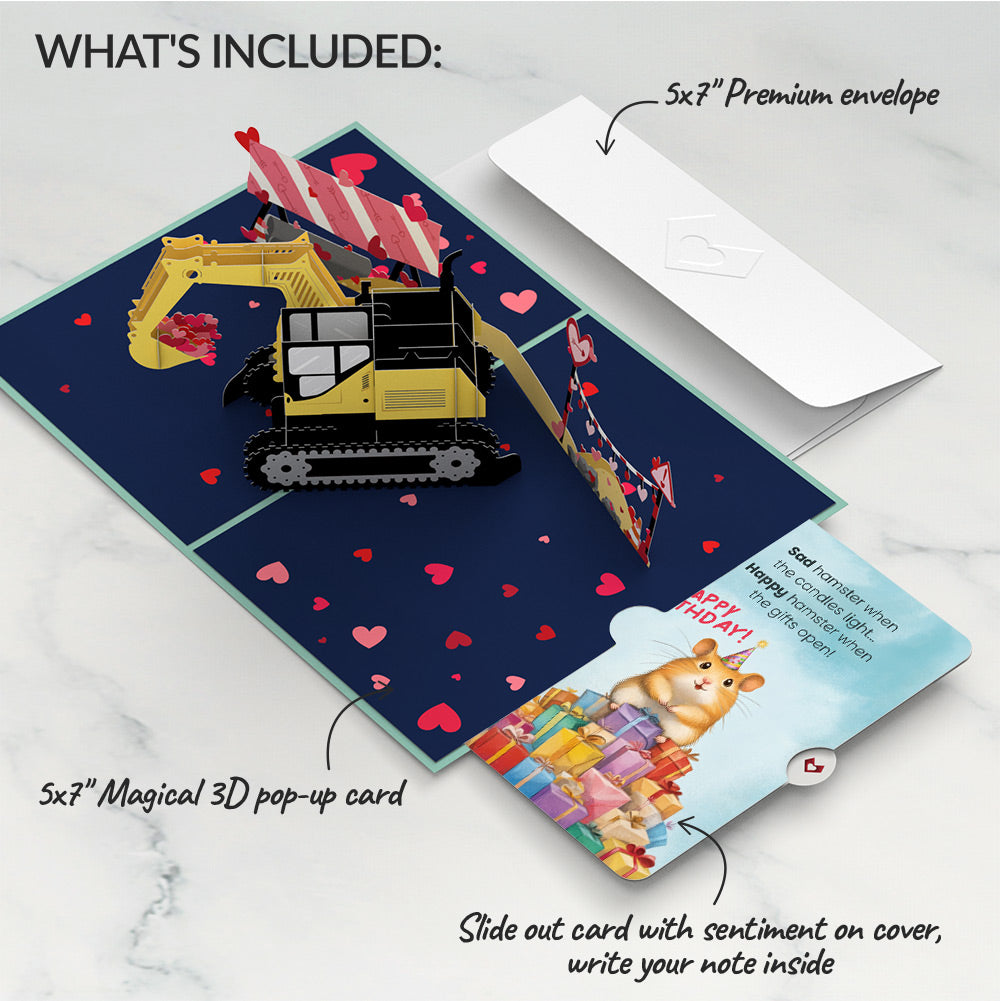I Dig You Birthday Pop-Up Card and Happy Hamster Sentiment Set、mySite、solidvoid