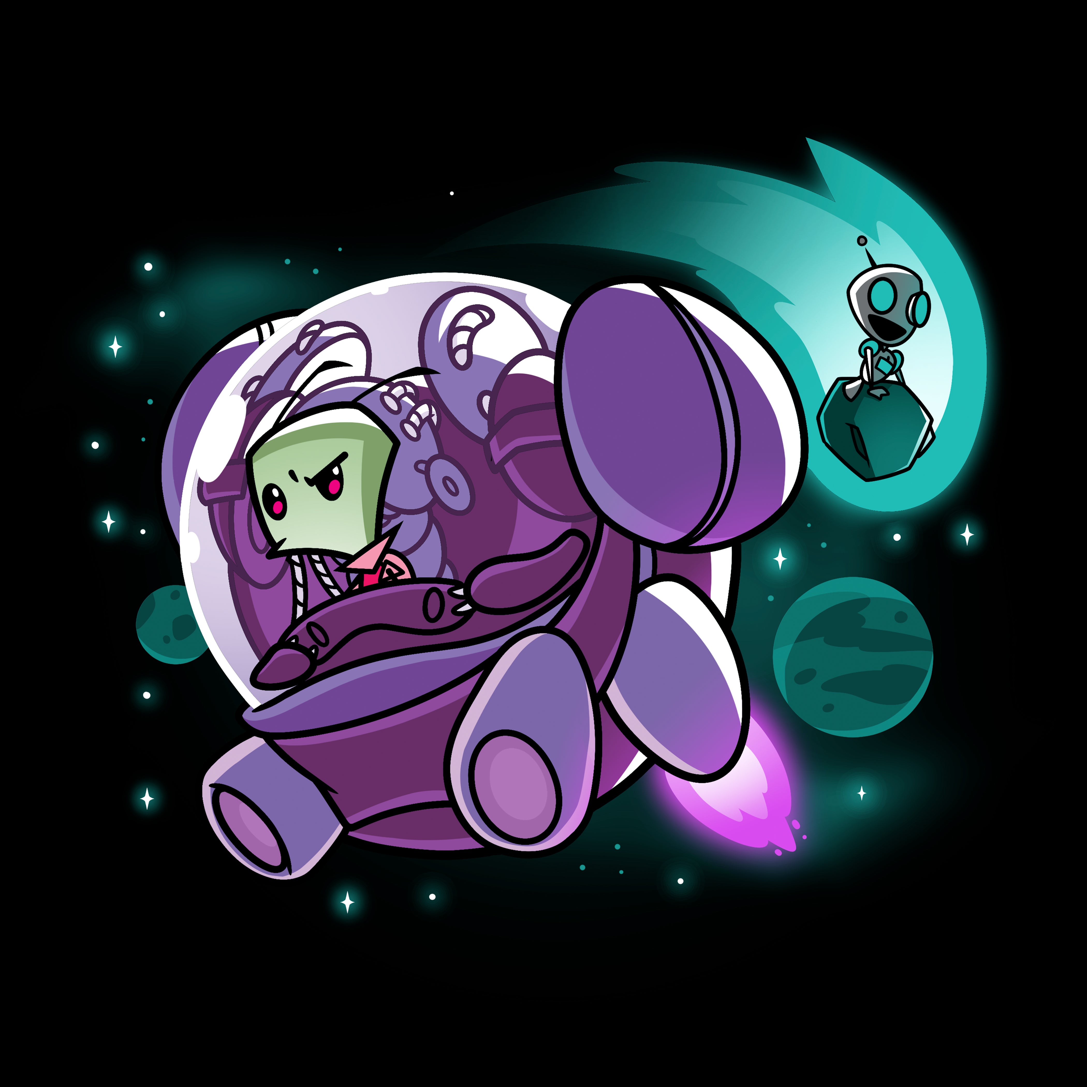 Zim and Gir in Space、mySite、lovesweatpilates