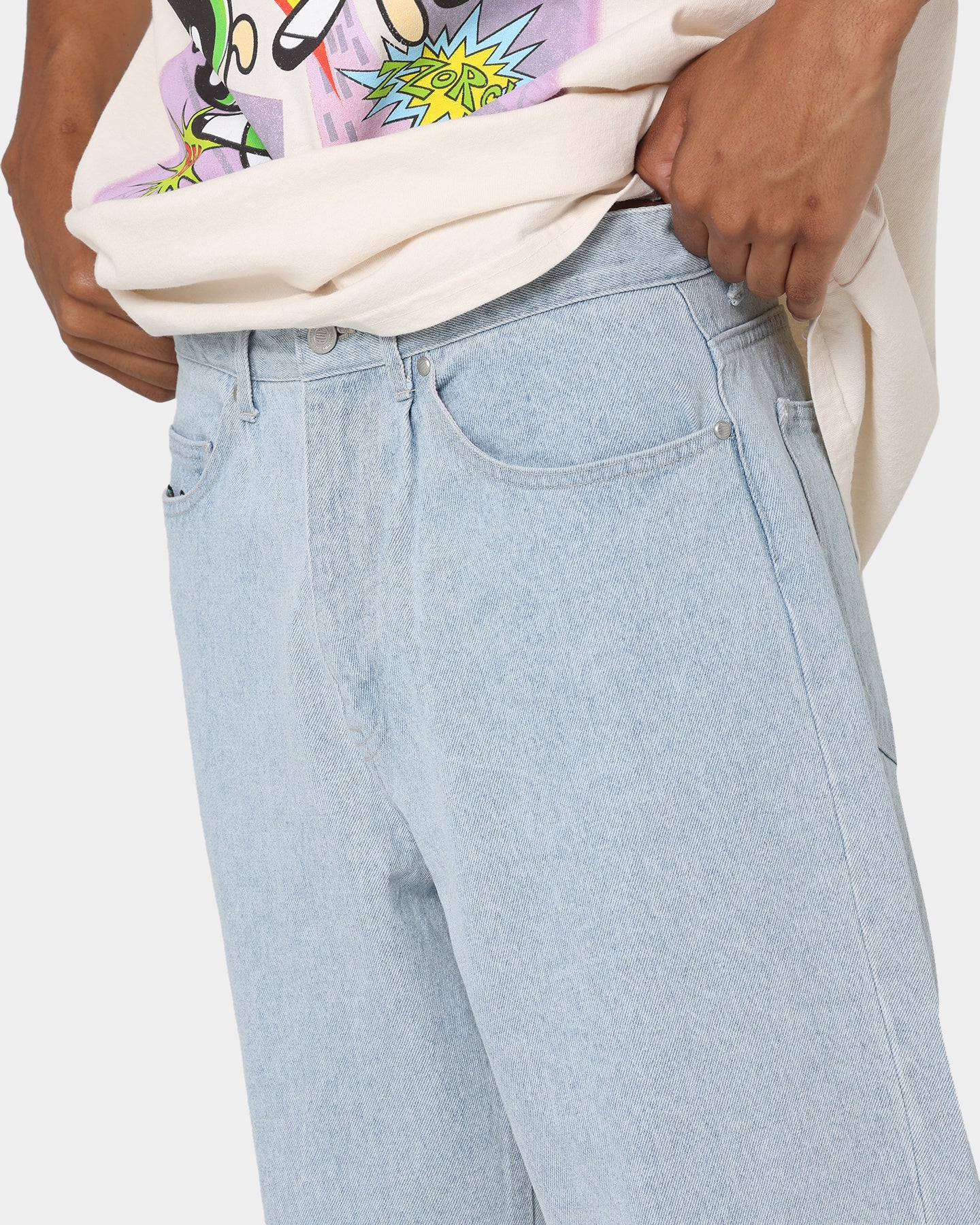 HUF Cromer Sig Pants Light Blue、mySite、zt4zffjzw