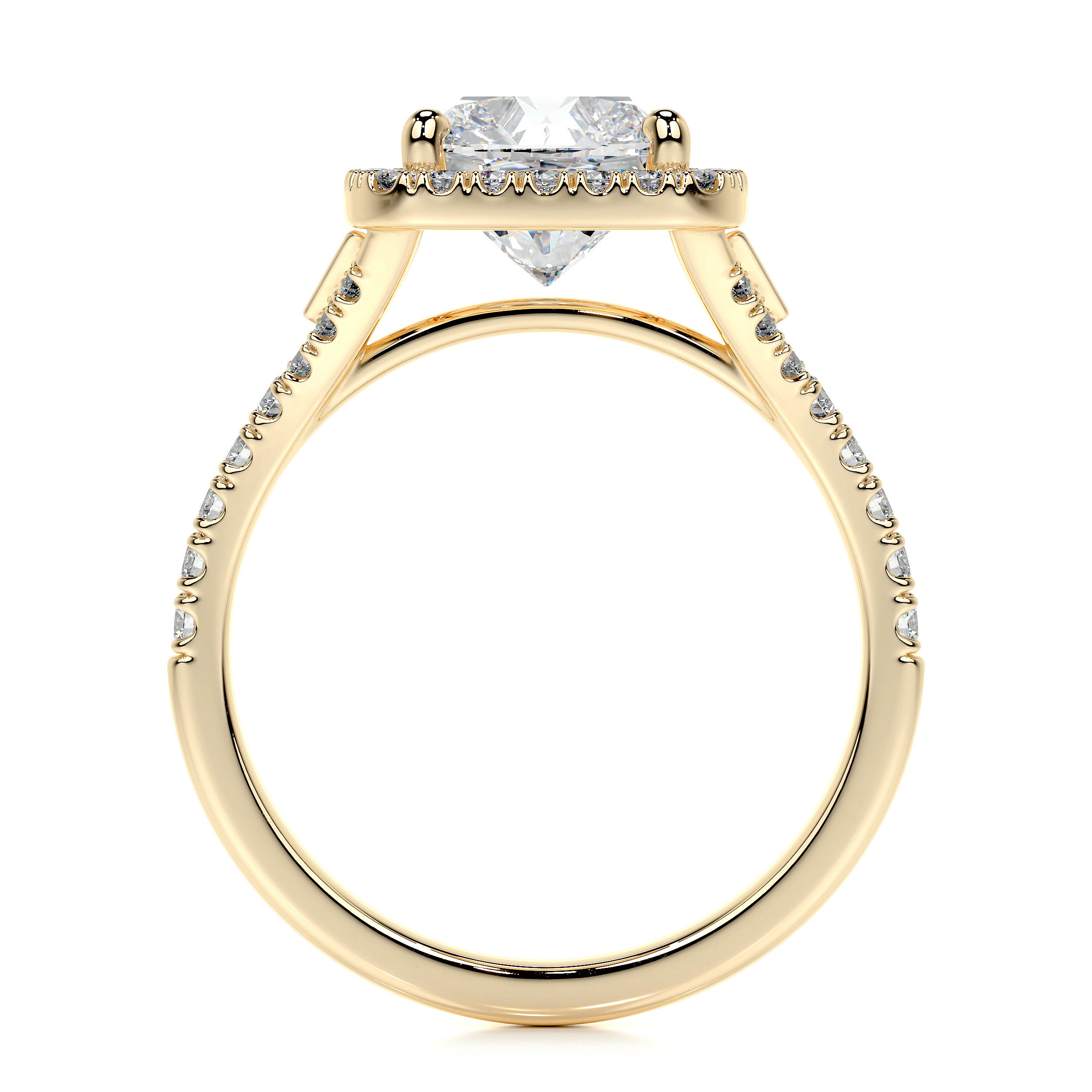 Lissete Lab Grown Diamond Ring -18K Yellow Gold、mySite、hinf8tx79