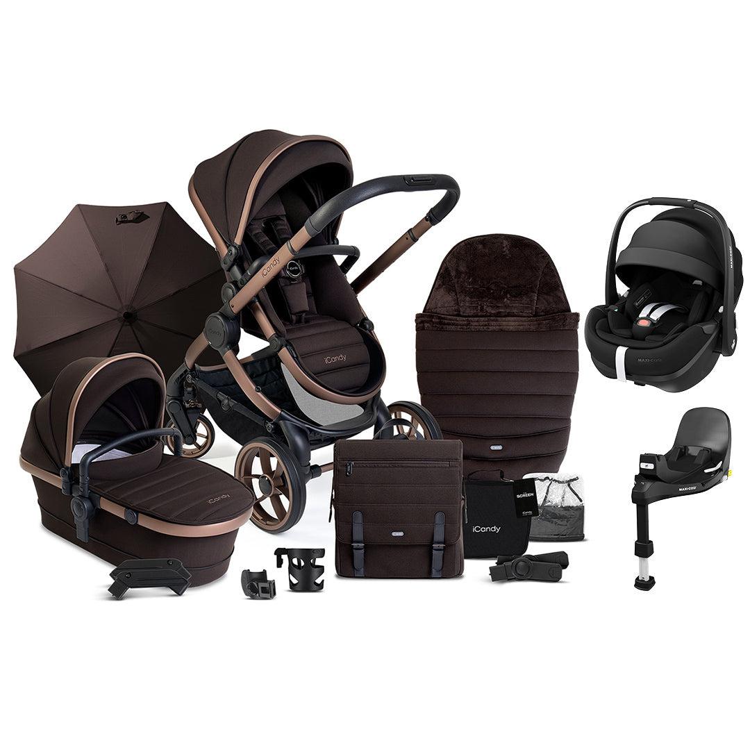  iCandy Peach 7 EDITIONS Complete Travel System with Pebble 360 Pro 2、mySite、merchandisen