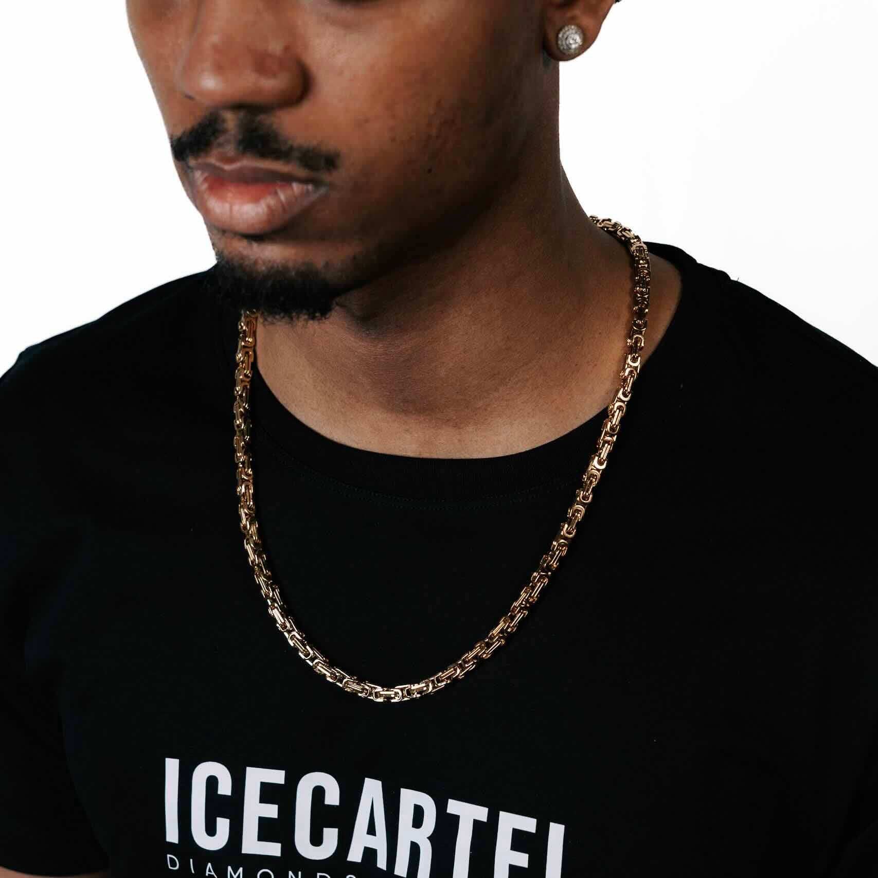 6MM Byzantine Gold Chain 14K Gold、mySite、hinf8tx79