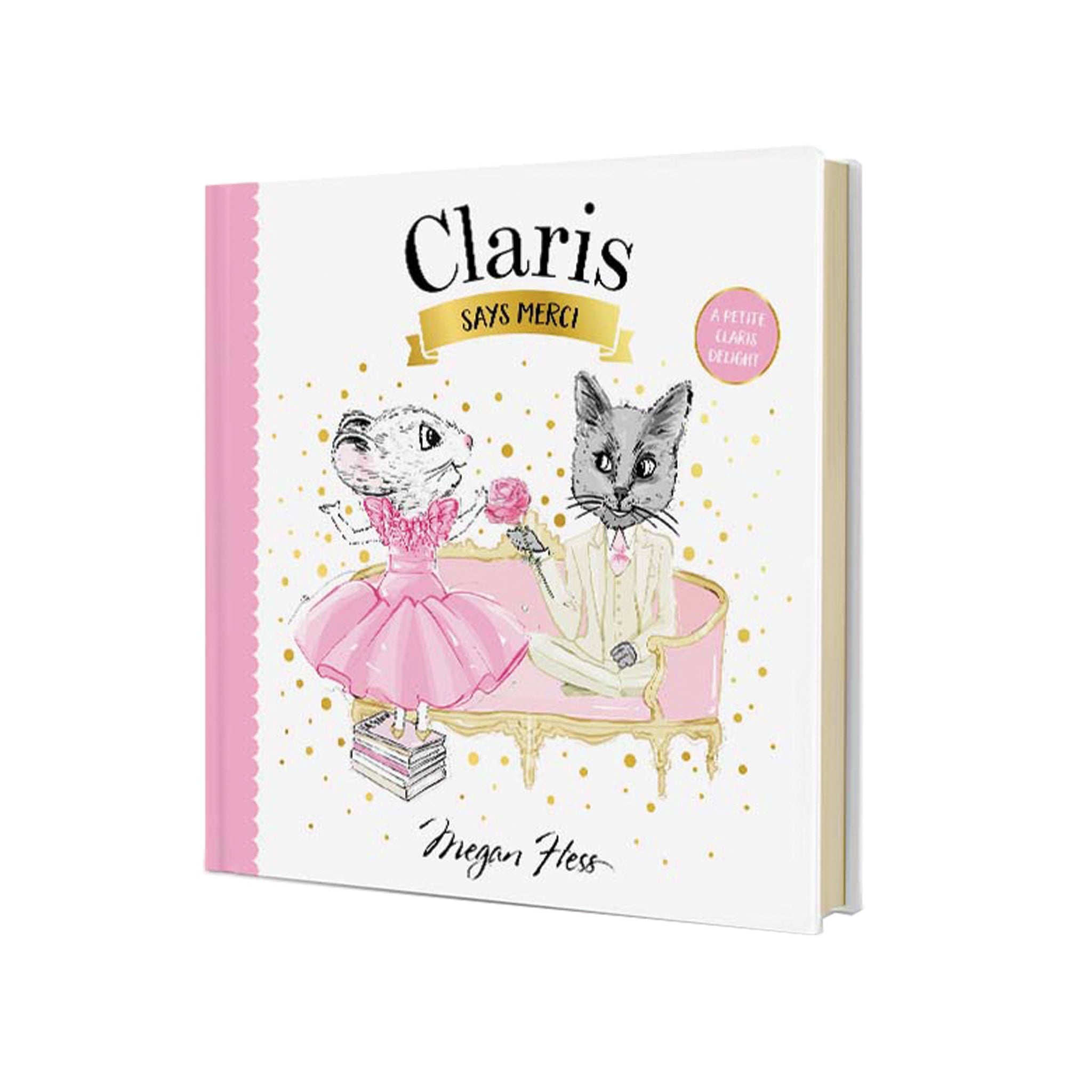 Claris The Mouse: Claris Says Merci & Pink Mini Plush Doll Book Bundle、mySite、g9winljtr