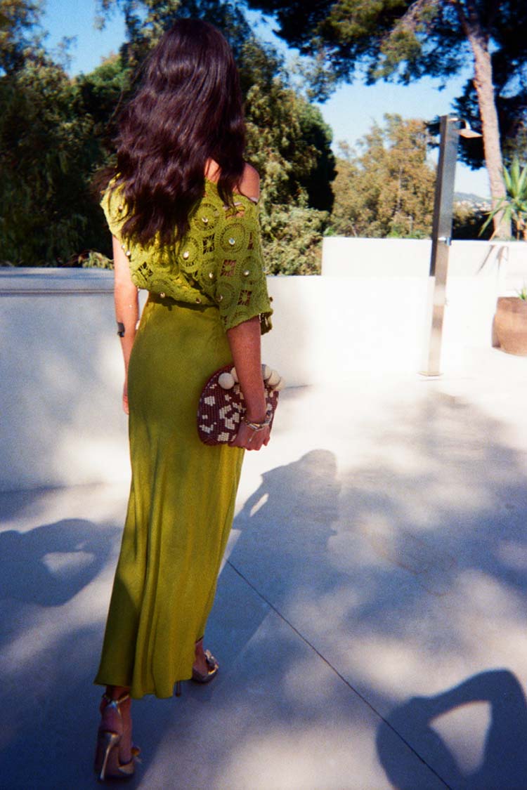 Green Shell Crochet Tilly Dress、mySite、solidvoid