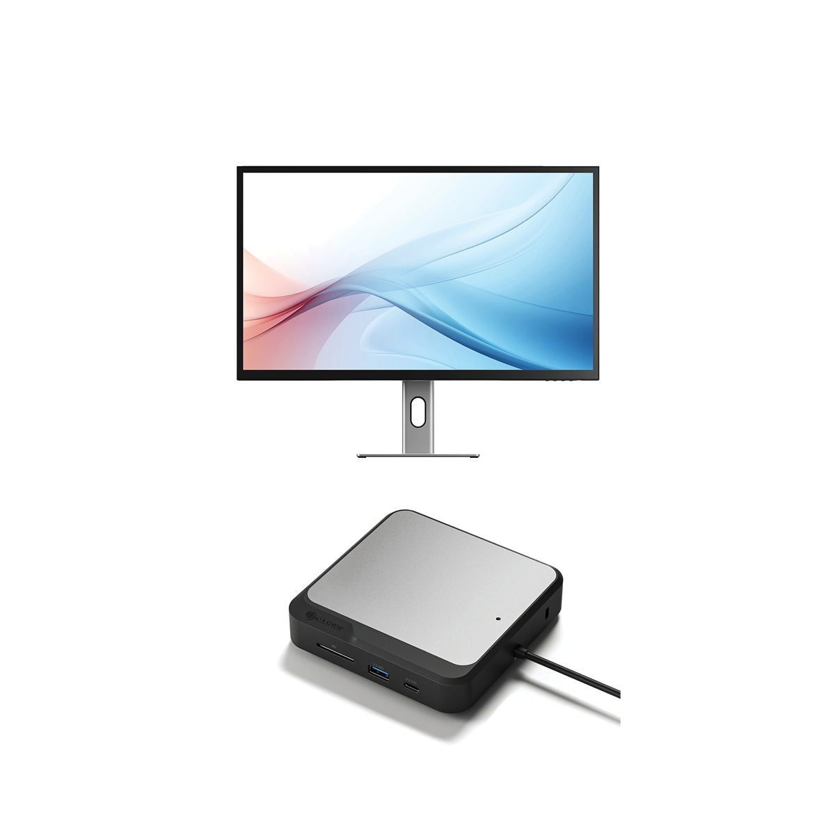 Clarity Max 32 UHD 4K Monitor with USB-C Power Delivery + Dual 4K Universal Docking Station _ DisplayPort Edition、mySite、fannypackpong