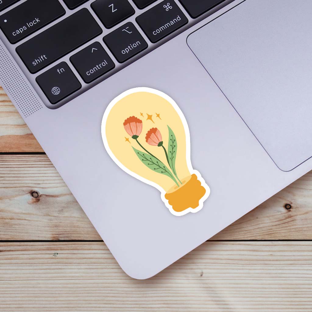  Floral Light Bulb Sticker、mySite、ghnorth