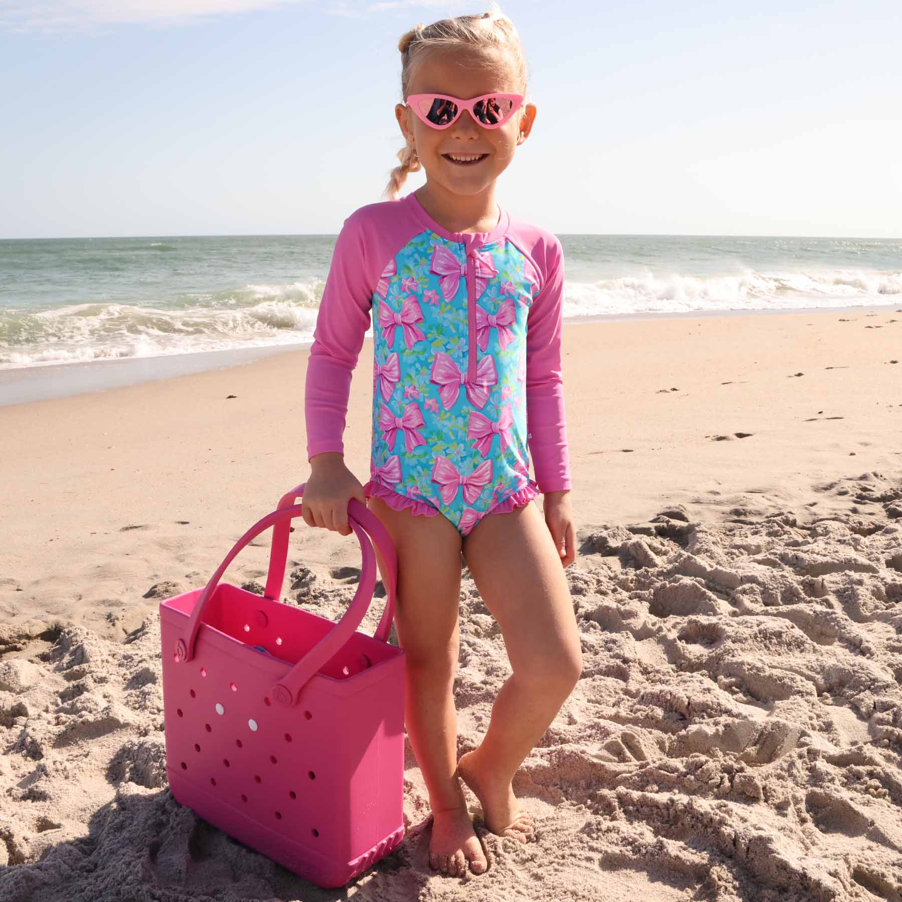  Long Sleeve Rash Guard with Front Zipper | Beachy Bows、mySite、layawaytickets