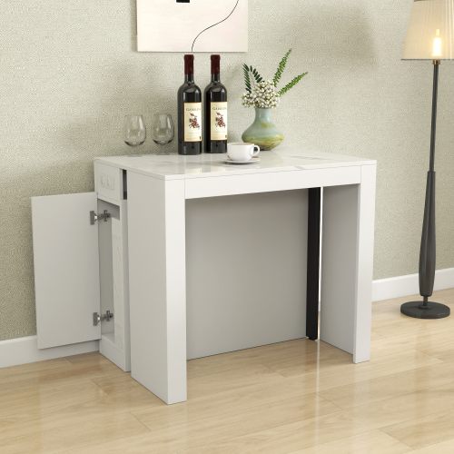 Multifunctional extendable console table、、casual