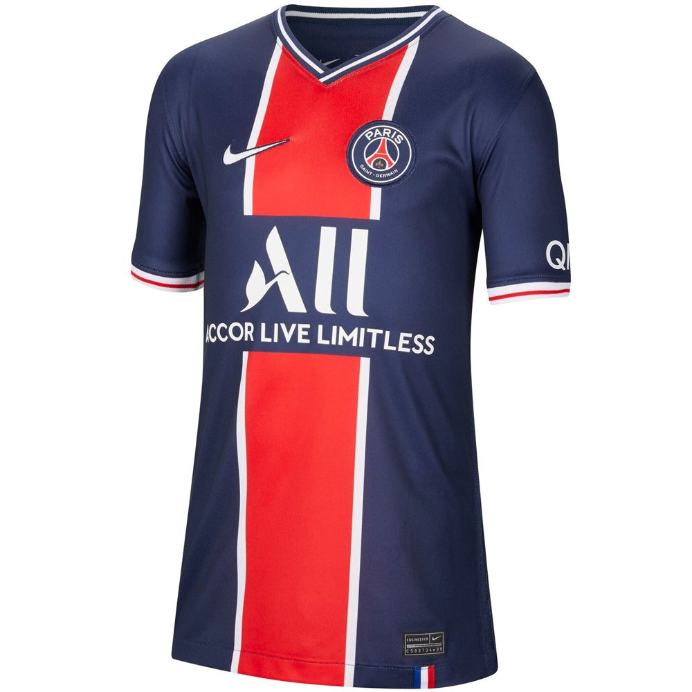 Nike Kids Paris Saint-Germain 20/21 Home Jersey Midnight Navy/White、mySite、bottomscart