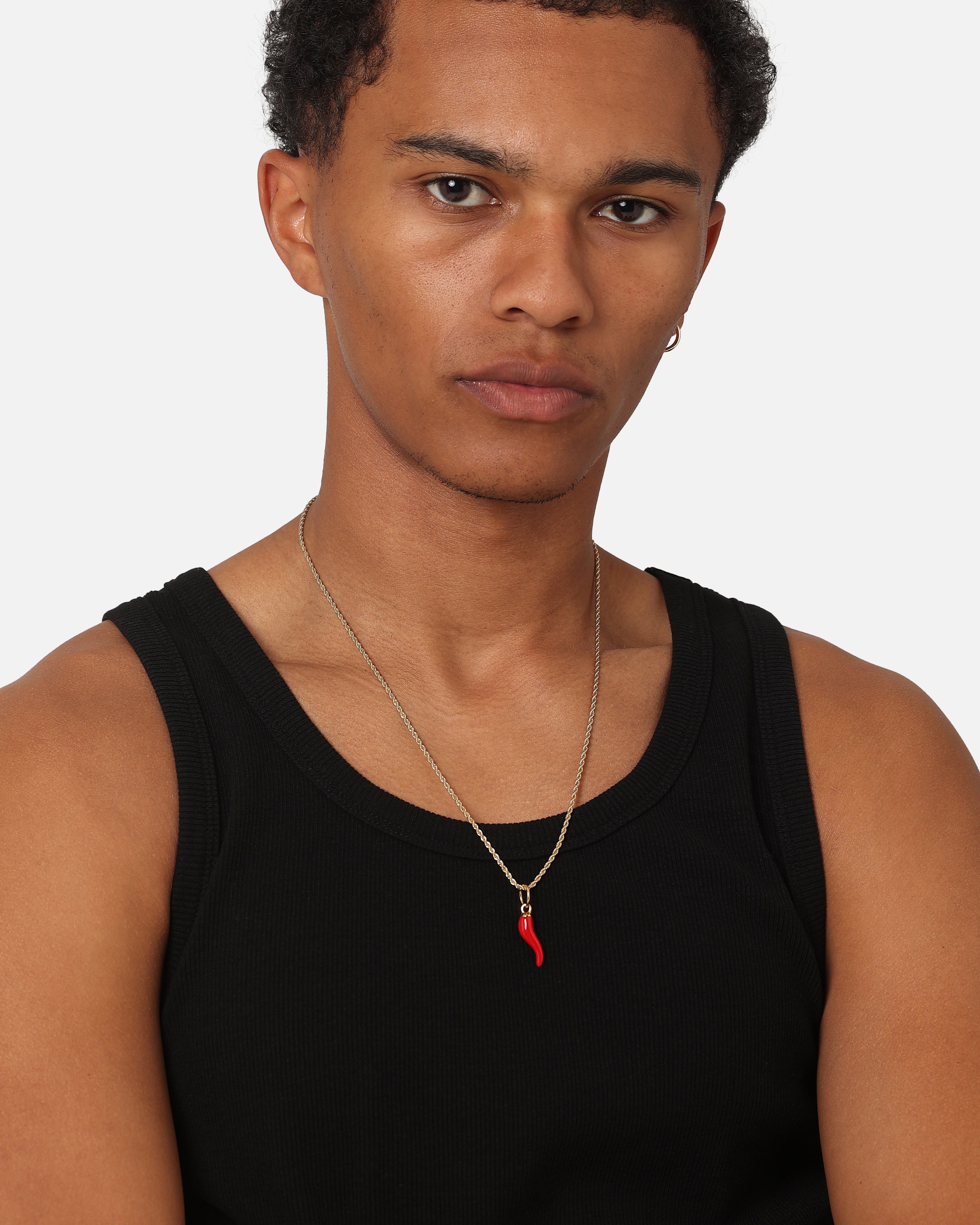 Saint Morta Chilli Rope Necklace Gold/Red、mySite、zt4zffjzw